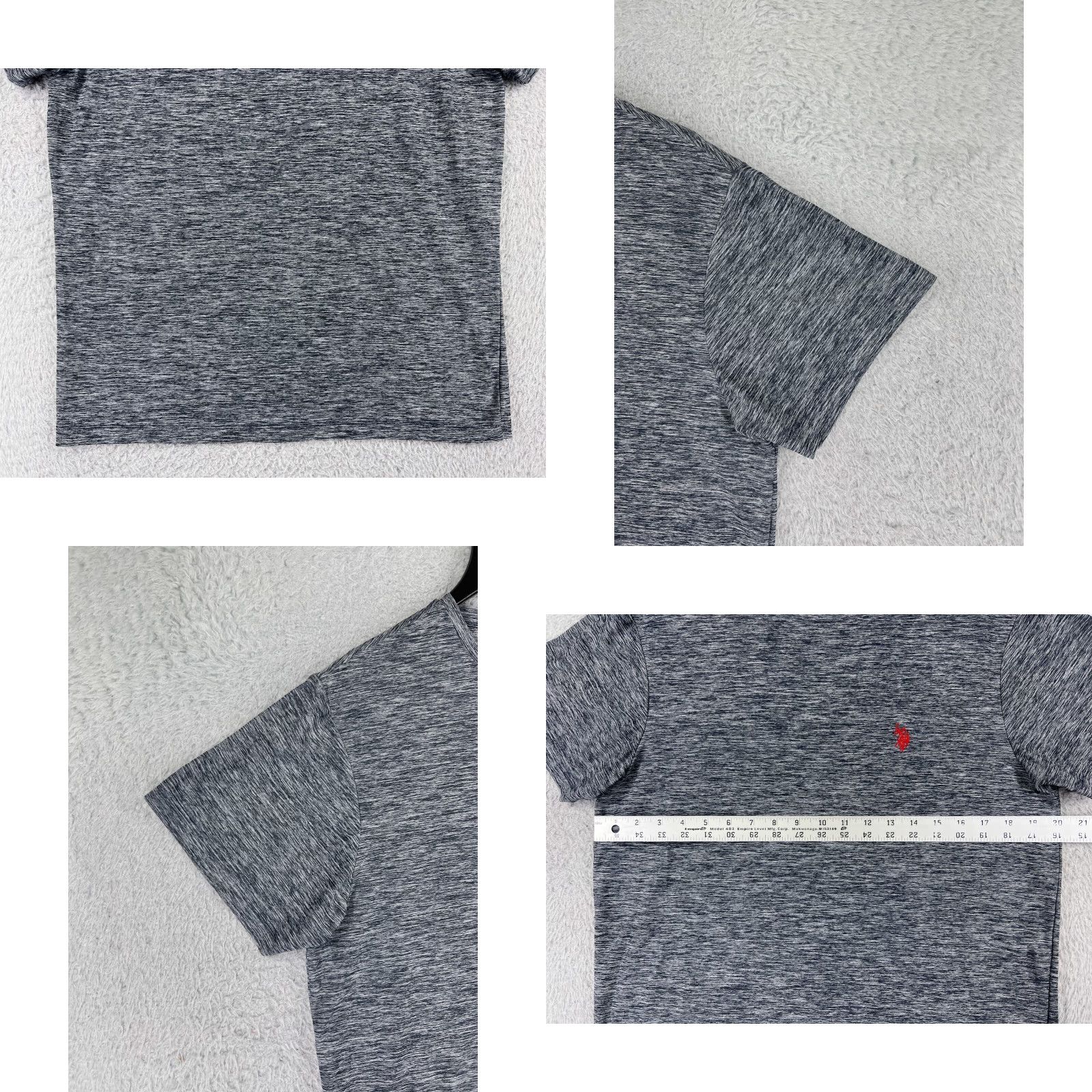 Vintage US Polo Assn Shirt Adult Small Blue Short Sleeve Polyester Lightweight Pony Mens Size US S / EU 44-46 / 1 - 8 Thumbnail