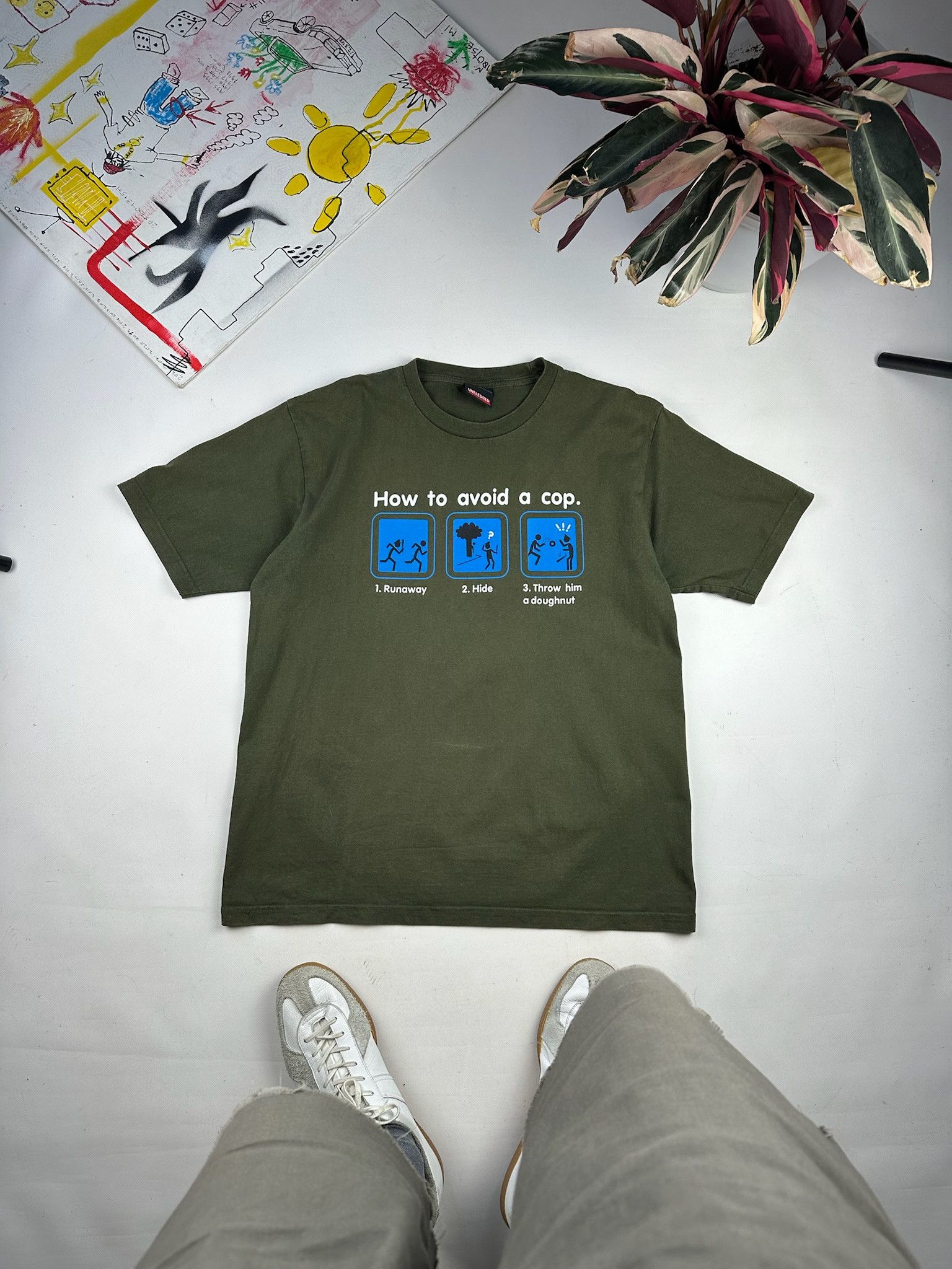 Other Vintage “How to Avoid a Cop" T-Shirt Humor Tee police ACAB Size US L / EU 52-54 / 3 - 3 Thumbnail
