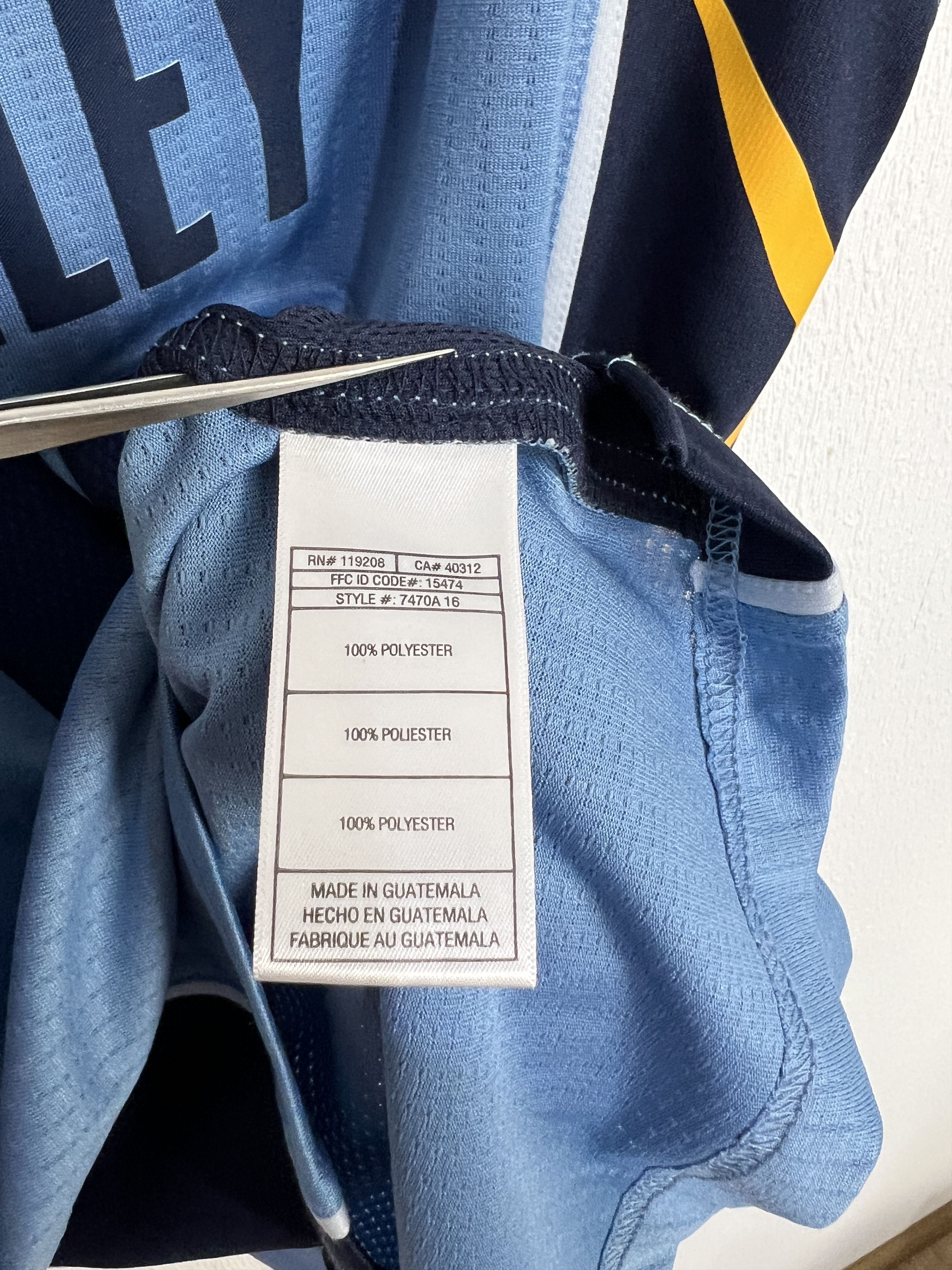 Adidas Adidas Memphis Grizzlies Mike Conley Blue Jersey NBA Shirt Size US M / EU 48-50 / 2 - 7 Thumbnail