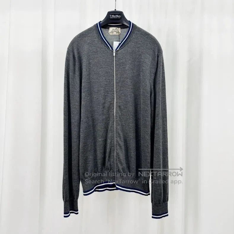 Hermes Hermes Cashmere Zip Knit Jacket. Size US XL / EU 56 / 4 - 1 Thumbnail