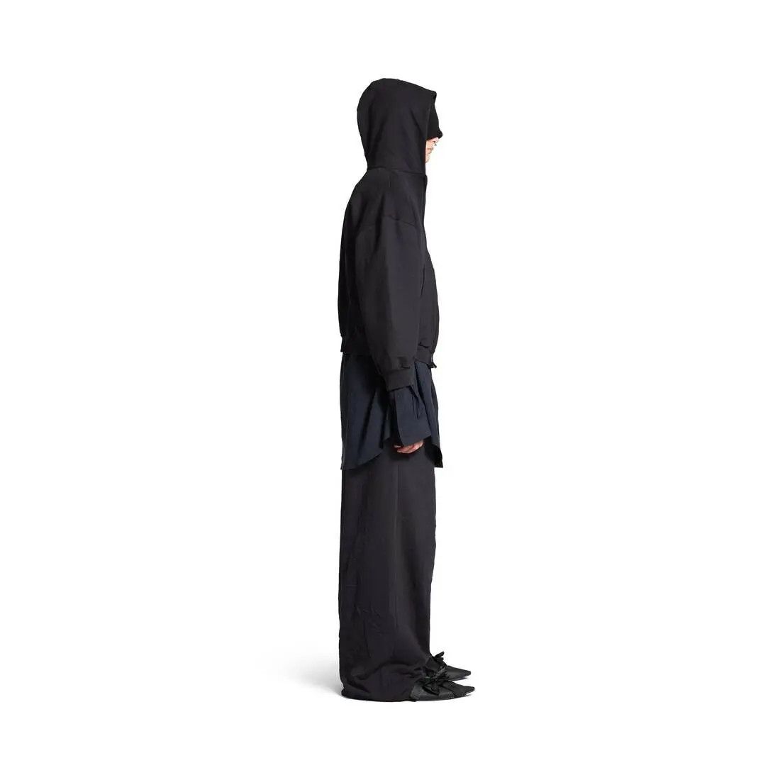 Balenciaga × eBay o1w1db11225 Ebay Zip-Up Hoodie Regular Fit in Black Size US S / EU 44-46 / 1 - 3 Thumbnail
