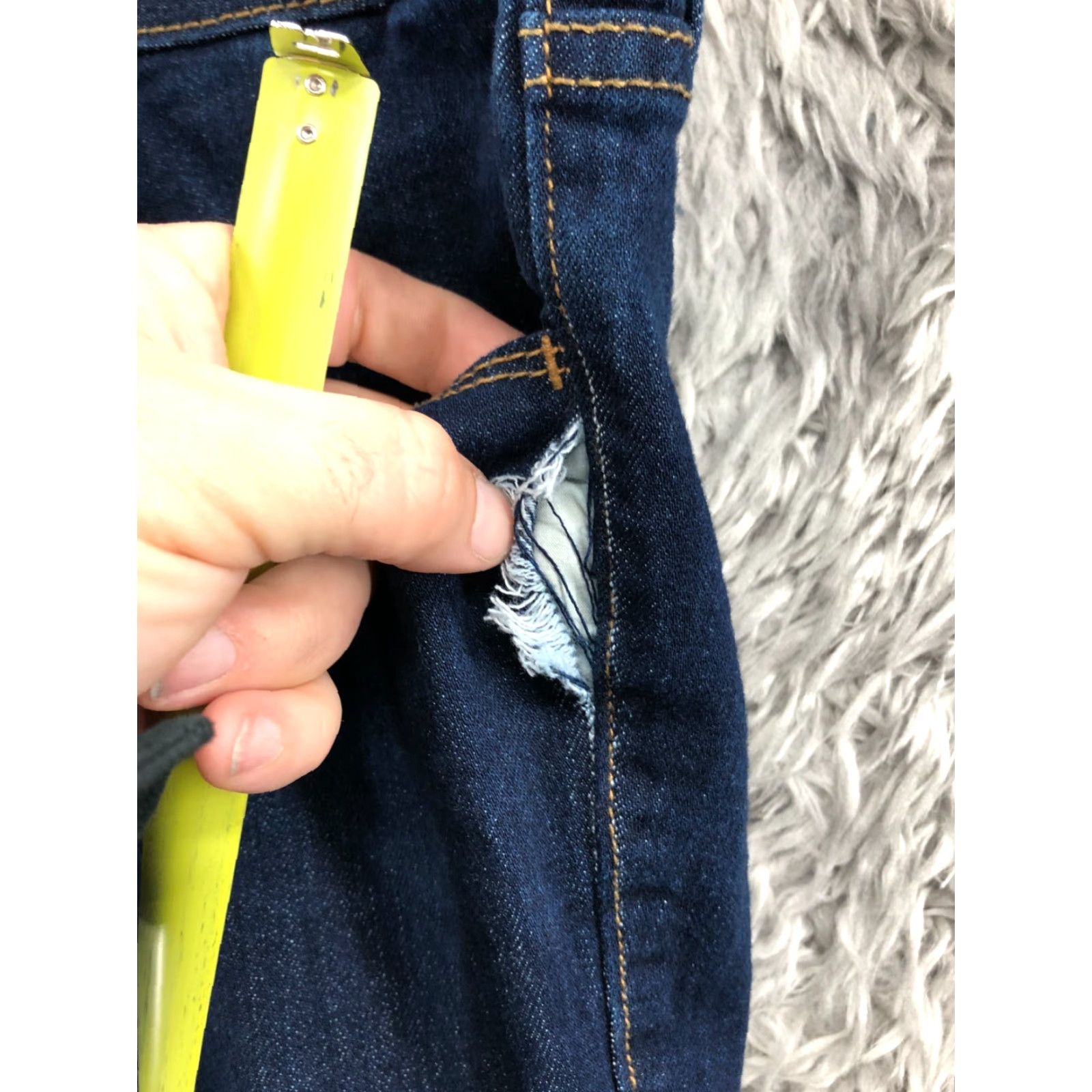 Old Navy Old Navy High Rise Super Skinny Jeans Plus Size 22 Womens Medium Wash Blue Flaw Size 40" / US 18 - 6 Thumbnail