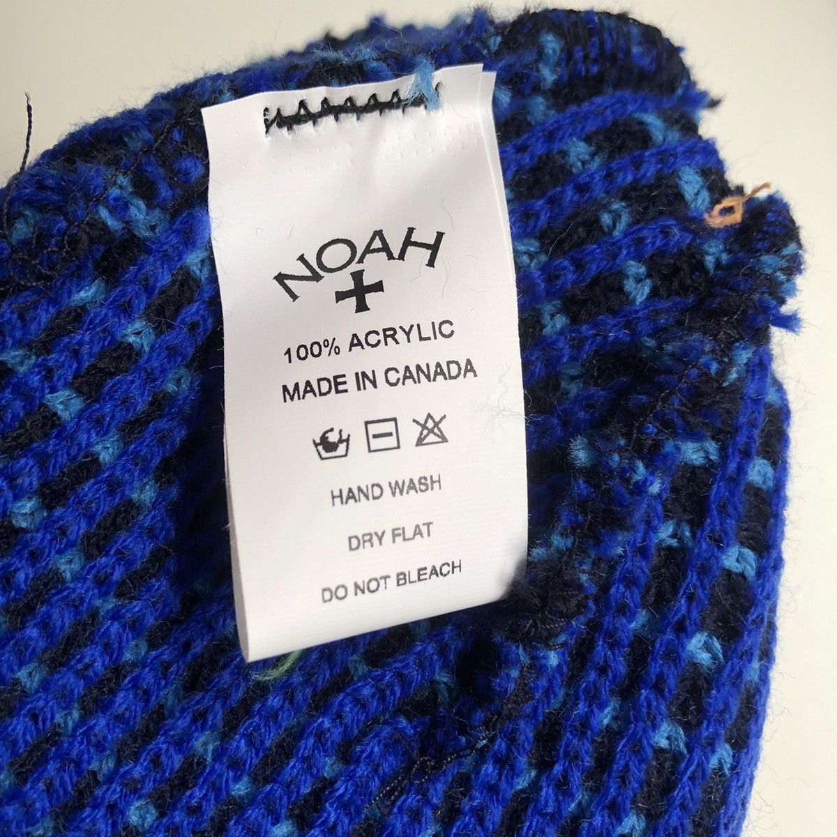 Noah Noah Tri Color Beanie BLUE Size ONE SIZE - 5 Thumbnail