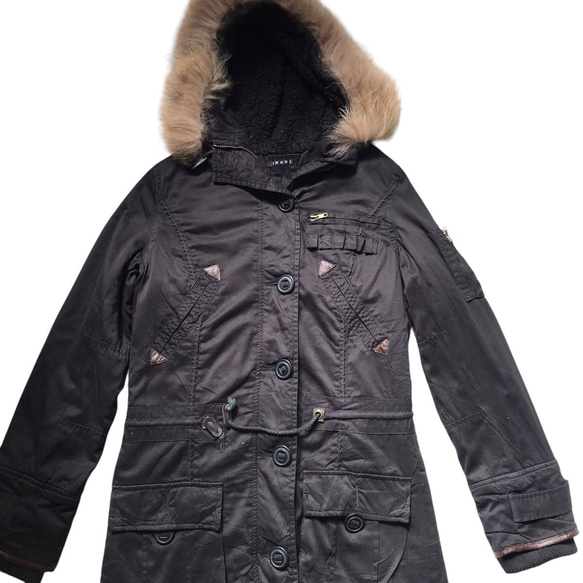 Le Grande Bleu (L.G.B.) LGB IF SIX WAS NINE STYLE INGNI FAUX FUR JACKET TACTICAL Size US S / EU 44-46 / 1 - 6 Thumbnail