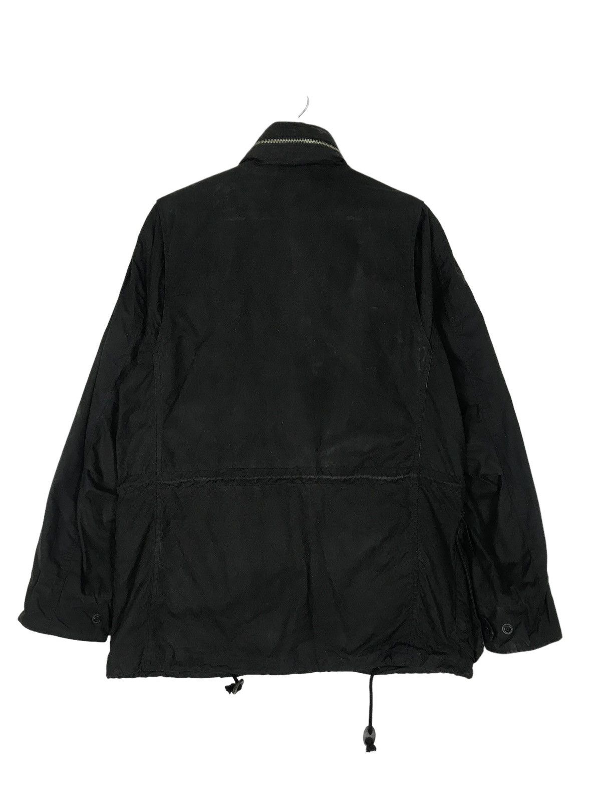 Japanese Brand × RUDE GALLERY 🔥 RUDE GALLERY BLACK REBEL WAXED BRITISH MILLERAIN JACKET Size US M / EU 48-50 / 2 - 9 Thumbnail