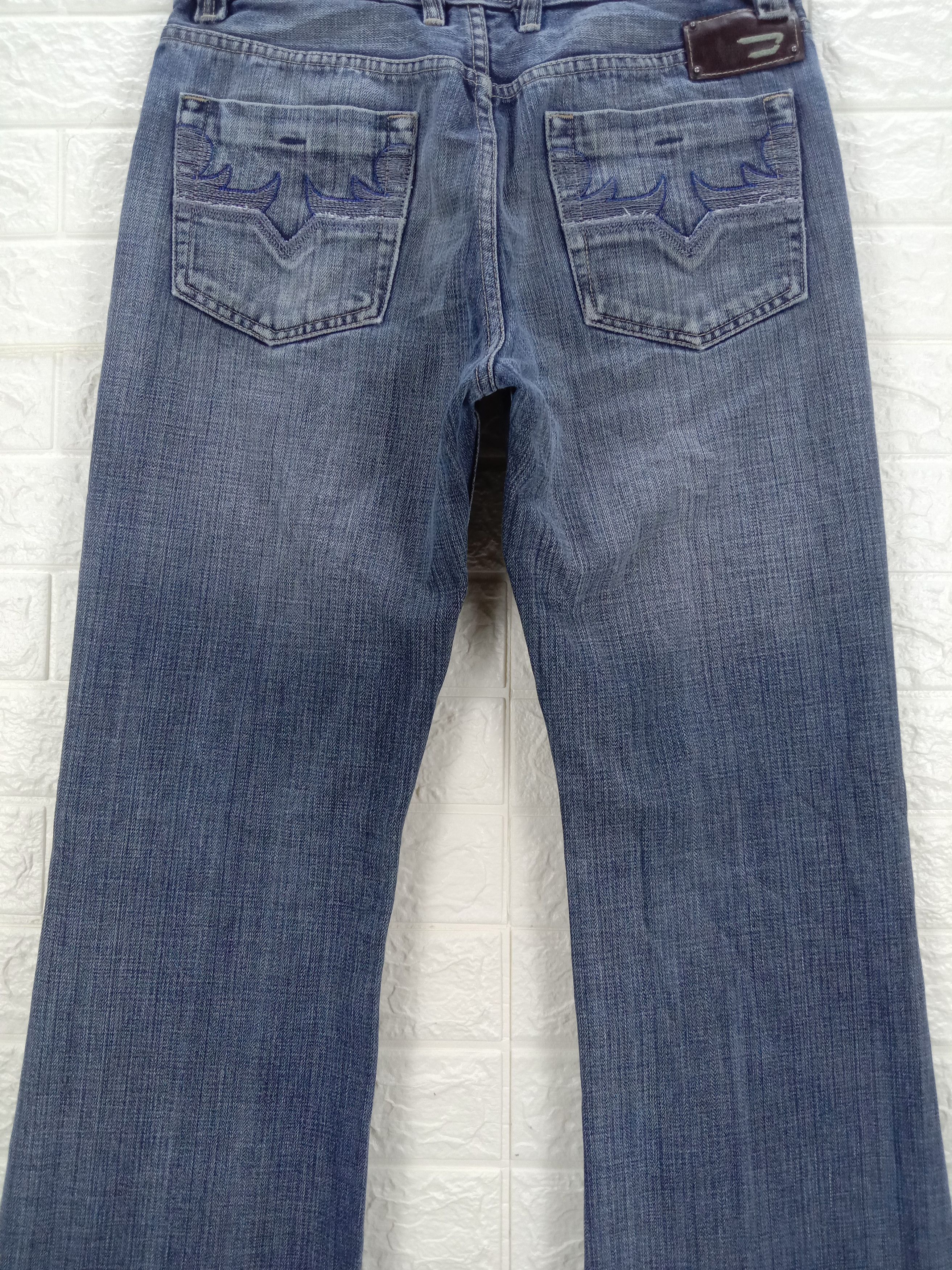 Diesel Vintage Diesel Flare Jeans Bell Bottom Denim Size US 31 - 7 Thumbnail