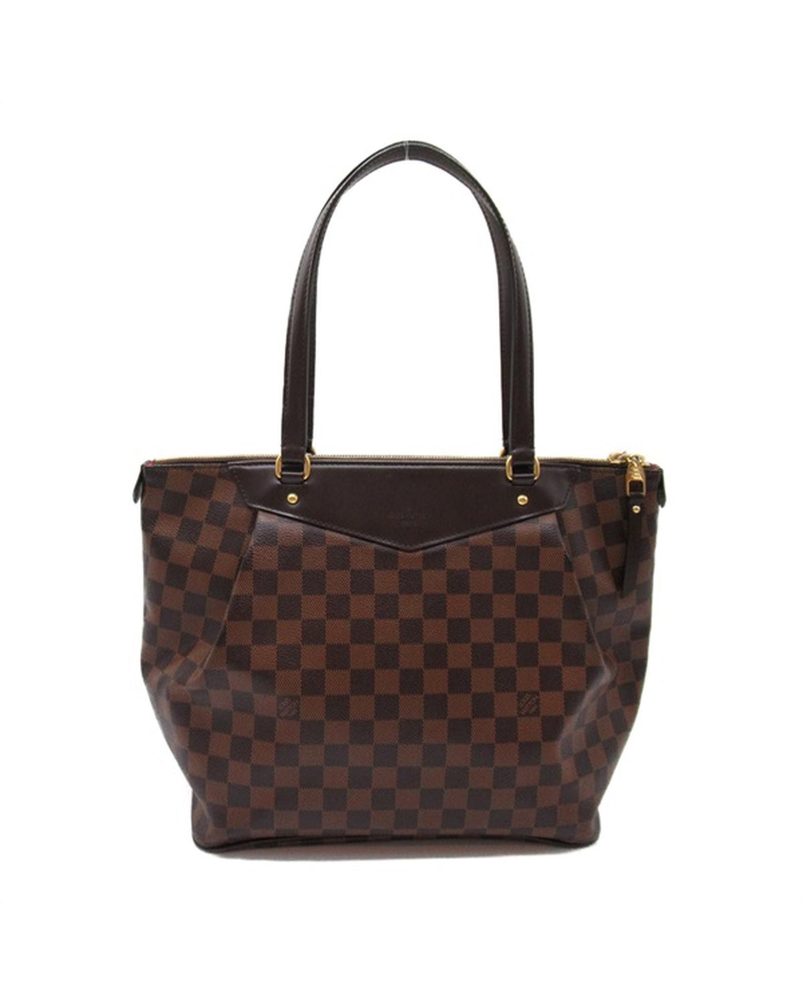image of Authentic Louis Vuitton Damier Ebene Westminster Gm Bag in Brown, Women's