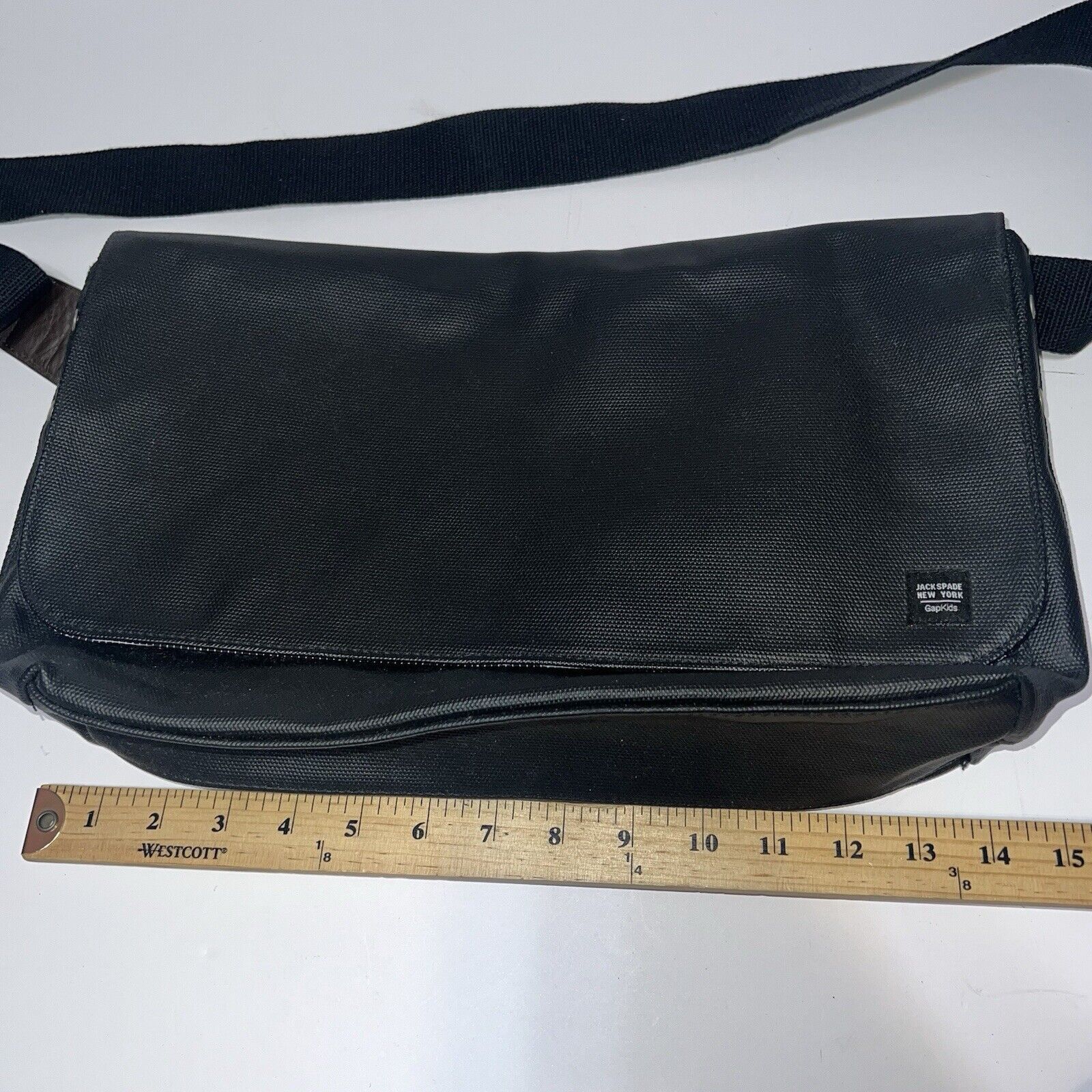 Jack Spade Jack Spade GapKids Canvas Messenger Bag Laptop Crossbody Size ONE SIZE - 10 Thumbnail