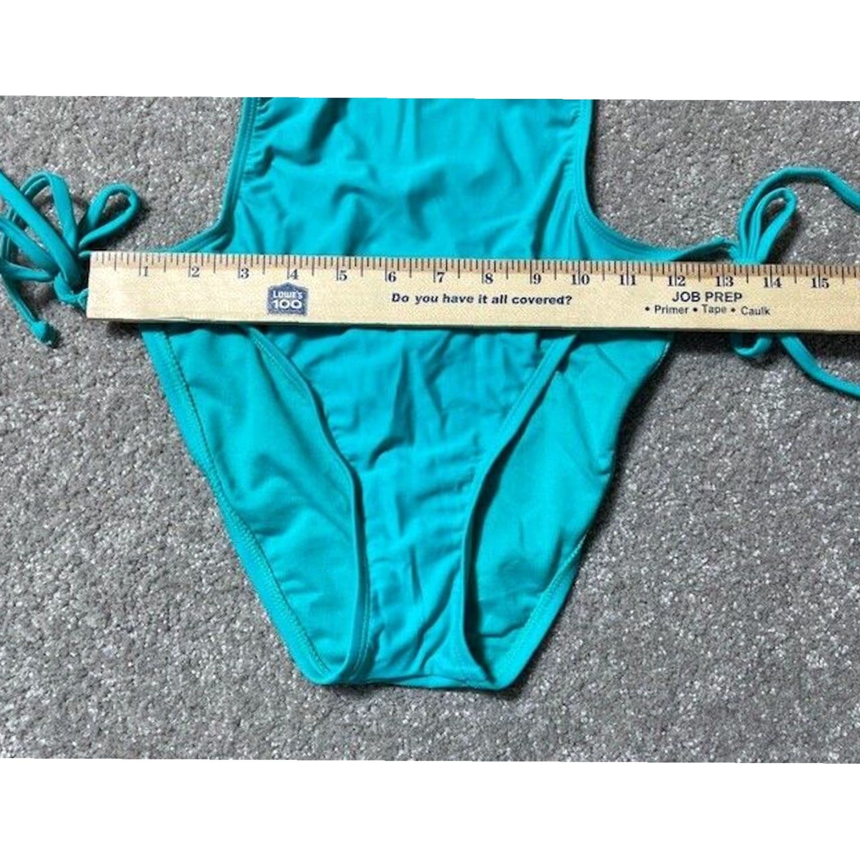 Vintage Hobie One Piece Swimsuit S Monokini Coastal Surfer Girl Festival Y2K Tropical Beach Women Size ONE SIZE - 7 Thumbnail