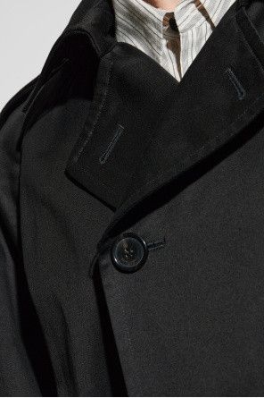 Saint Laurent Paris o1bcso1str0226 Trench Coat In Cotton in Black Size US S / EU 44-46 / 1 - 5 Thumbnail