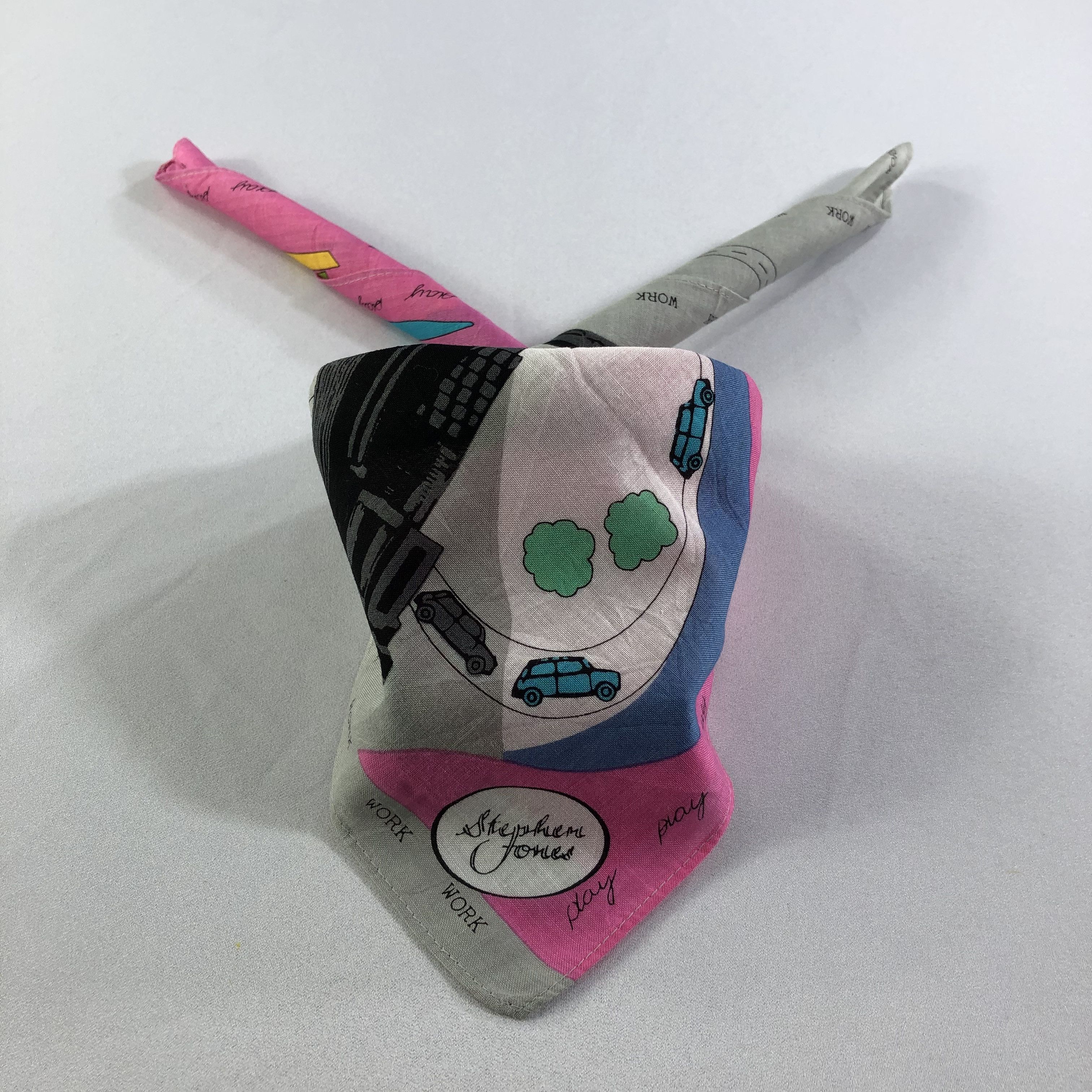 Vintage Stephen Jones Handkerchief Neckerchief Bandana H2099 Size ONE SIZE - 2 Thumbnail