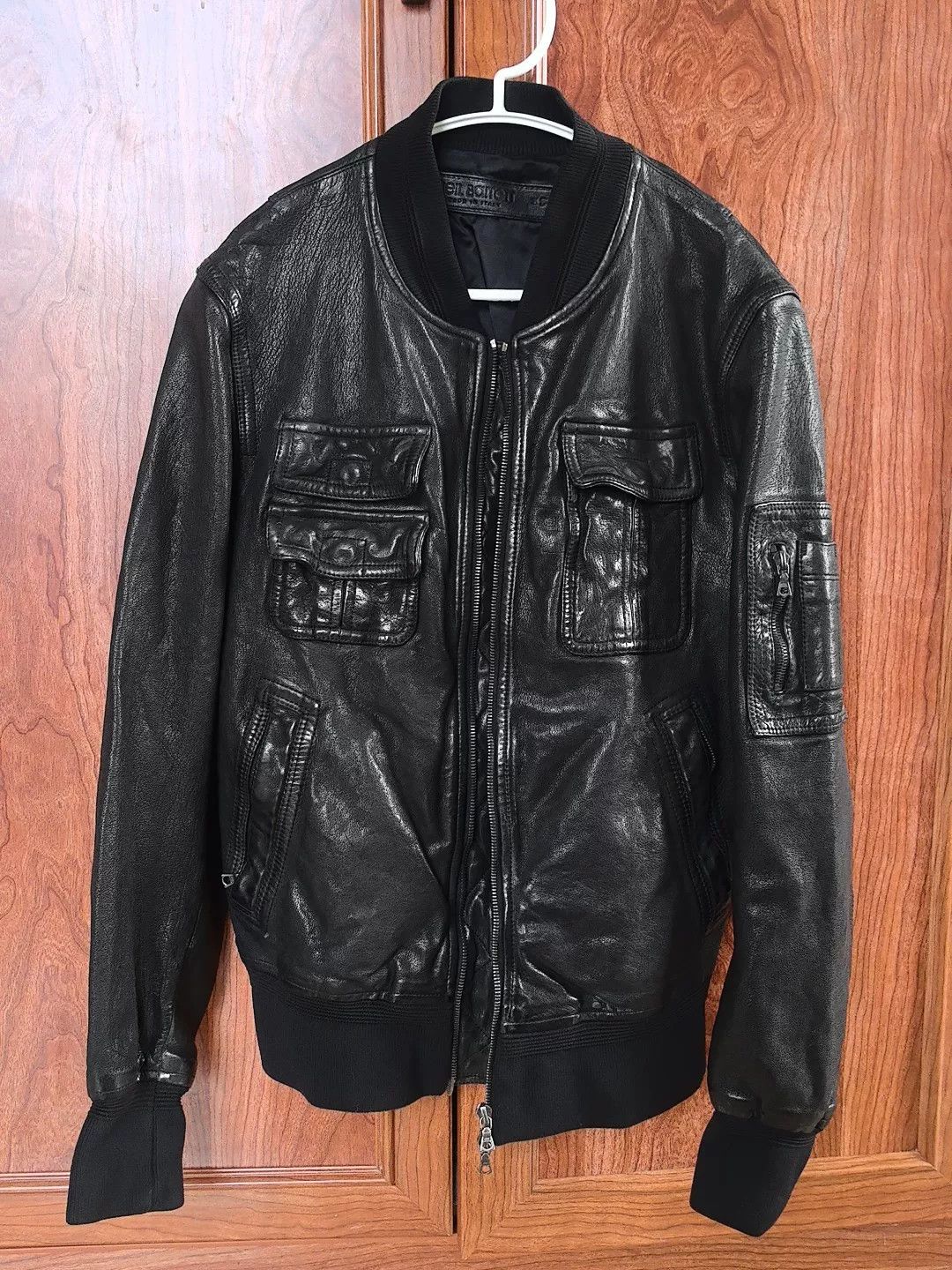 Neil Barrett Neil Barrett MA1 Buffalo Leather Jacket XS Size US XS / EU 42 / 0 - 1 Thumbnail