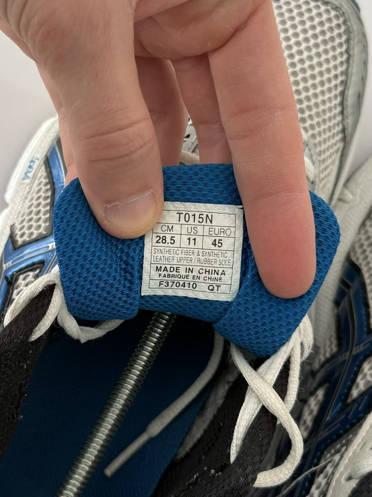 Asics VINTAGE ASICS GEL 1150 HYPE Y2K GORPCORE METAL/BLUE SNEAKERS Size US 11 / EU 44 - 7 Thumbnail