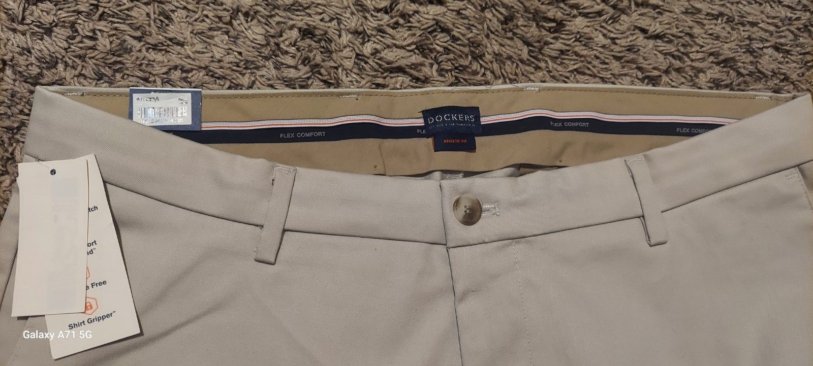 Dockers DOCKERS Men's Signature Khaki Lux Cotton Stretch Athletic F Size US 34 / EU 50 - 6 Thumbnail