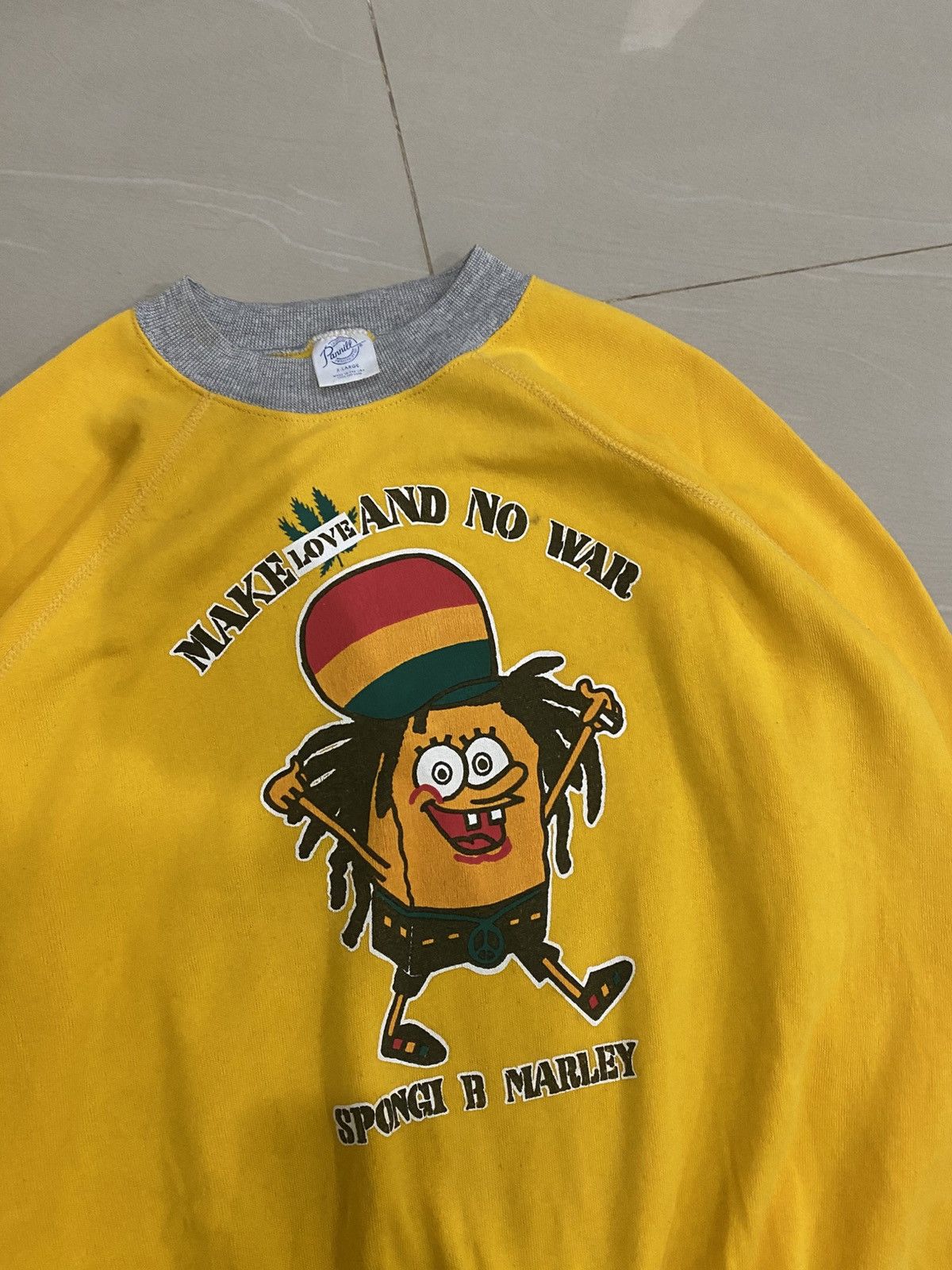 Bob Marley Vintage 70s Bob Marley Spongebob Squarepants Size US L / EU 52-54 / 3 - 2 Thumbnail