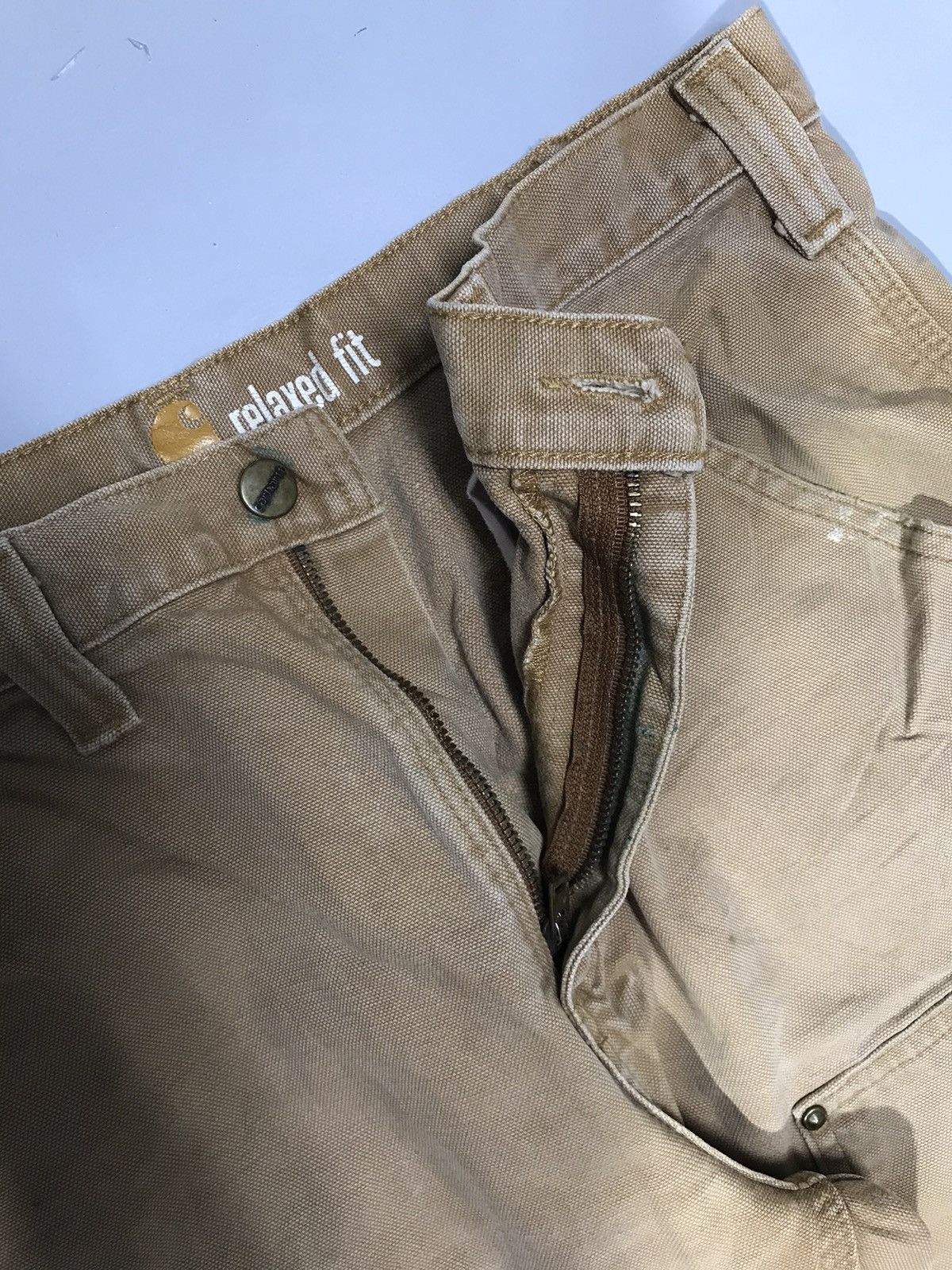 Carhartt Vintage Carhartt faded double knee workwear Size US 34 / EU 50 - 6 Thumbnail