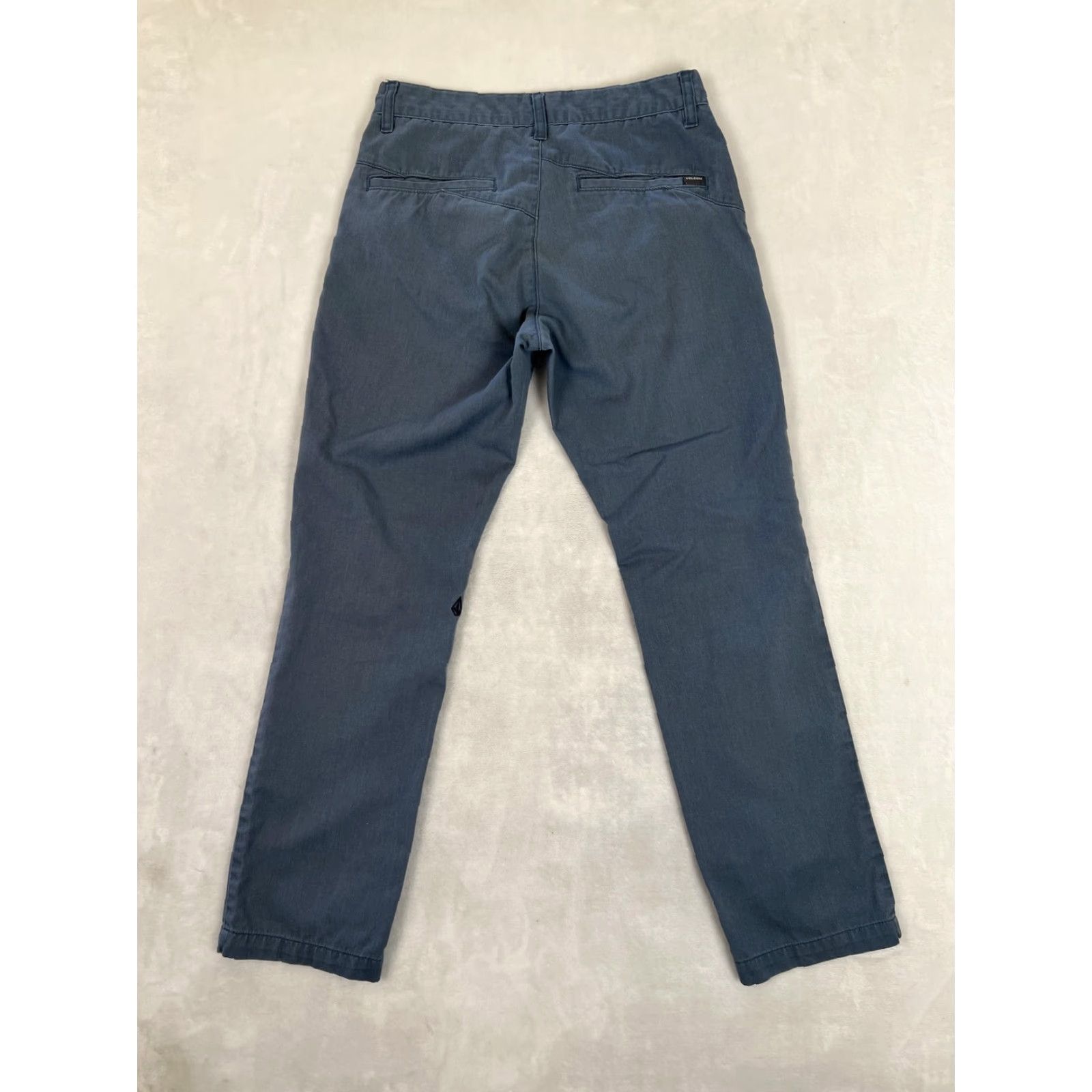 Volcom Volcom Chino Pants Mens 28 Blue Regular Fit Straight Leg Twill Casual Size US 28 / EU 44 - 5 Thumbnail