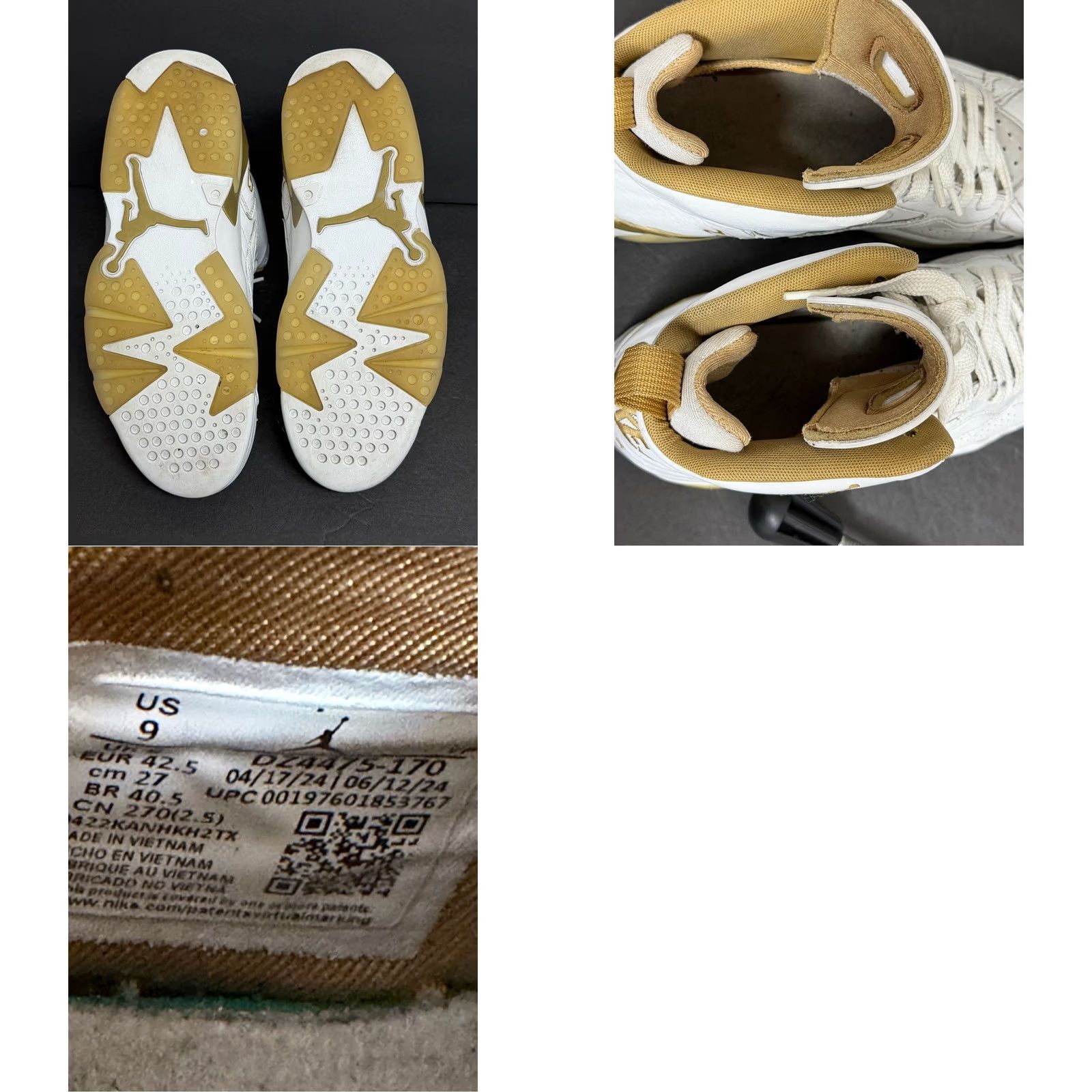 Jordan Brand Nike Jordan Jump Man MVP White Sneakers Men’s 9 Size US 9 / EU 42 - 8 Thumbnail