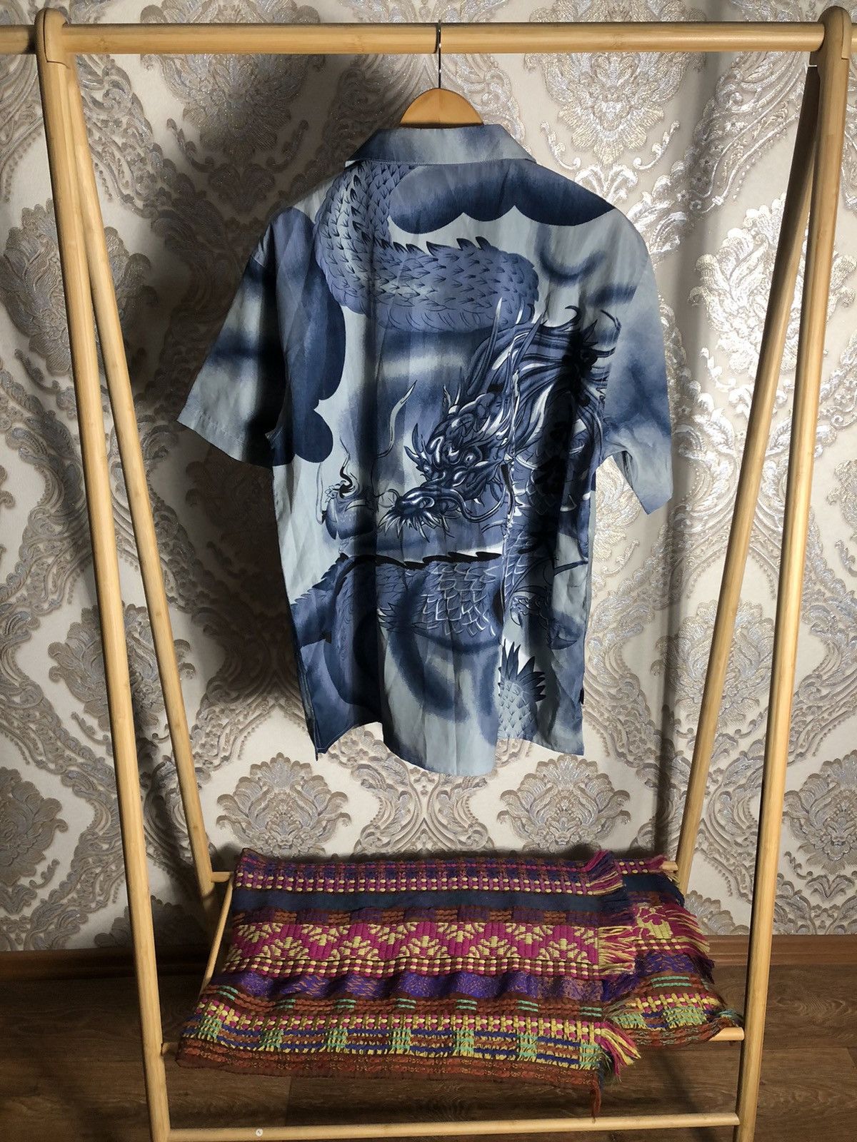 Japanese Brand VINTAGE DRAGONS DESIGNER JAPAN STYLE RETRO HAWAII Y2K 90s Size US XL / EU 56 / 4 - 6 Thumbnail