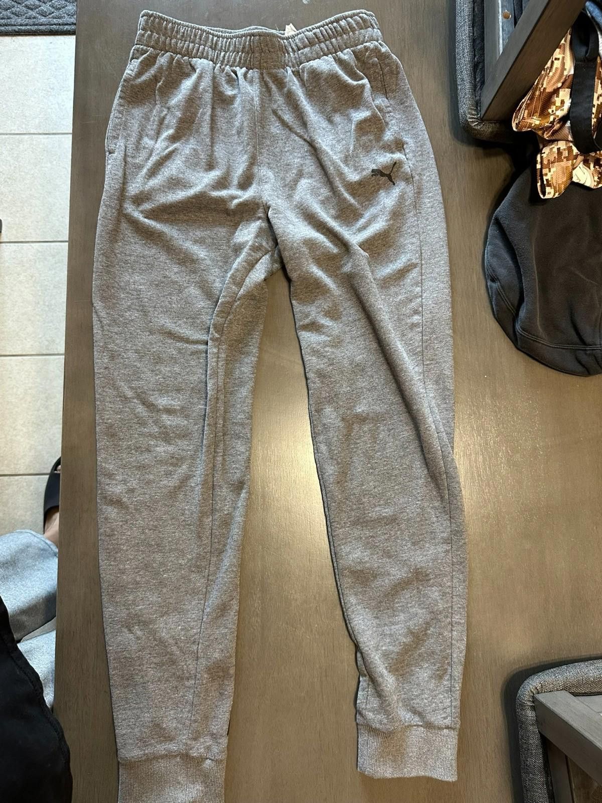 Puma Puma Sweatpants XL Gray Fleece Logo Size 40" / US 18 - 1 Thumbnail
