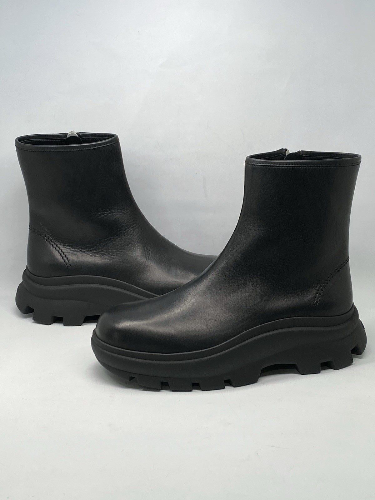 Jil Sander FW 24 Black zip Boots sz 45 Size US 12 / EU 45 - 2 Thumbnail