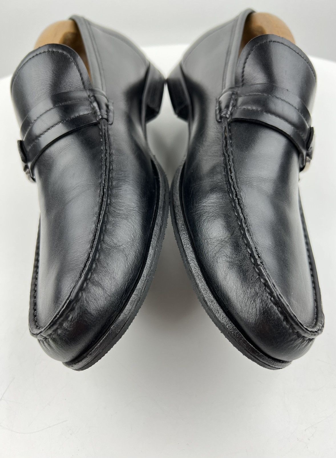 Salvatore Ferragamo SALVATORE FERRAGAMO Loafers Leather Shoes Horsebit Black Men Size US 9 / EU 42 - 7 Thumbnail