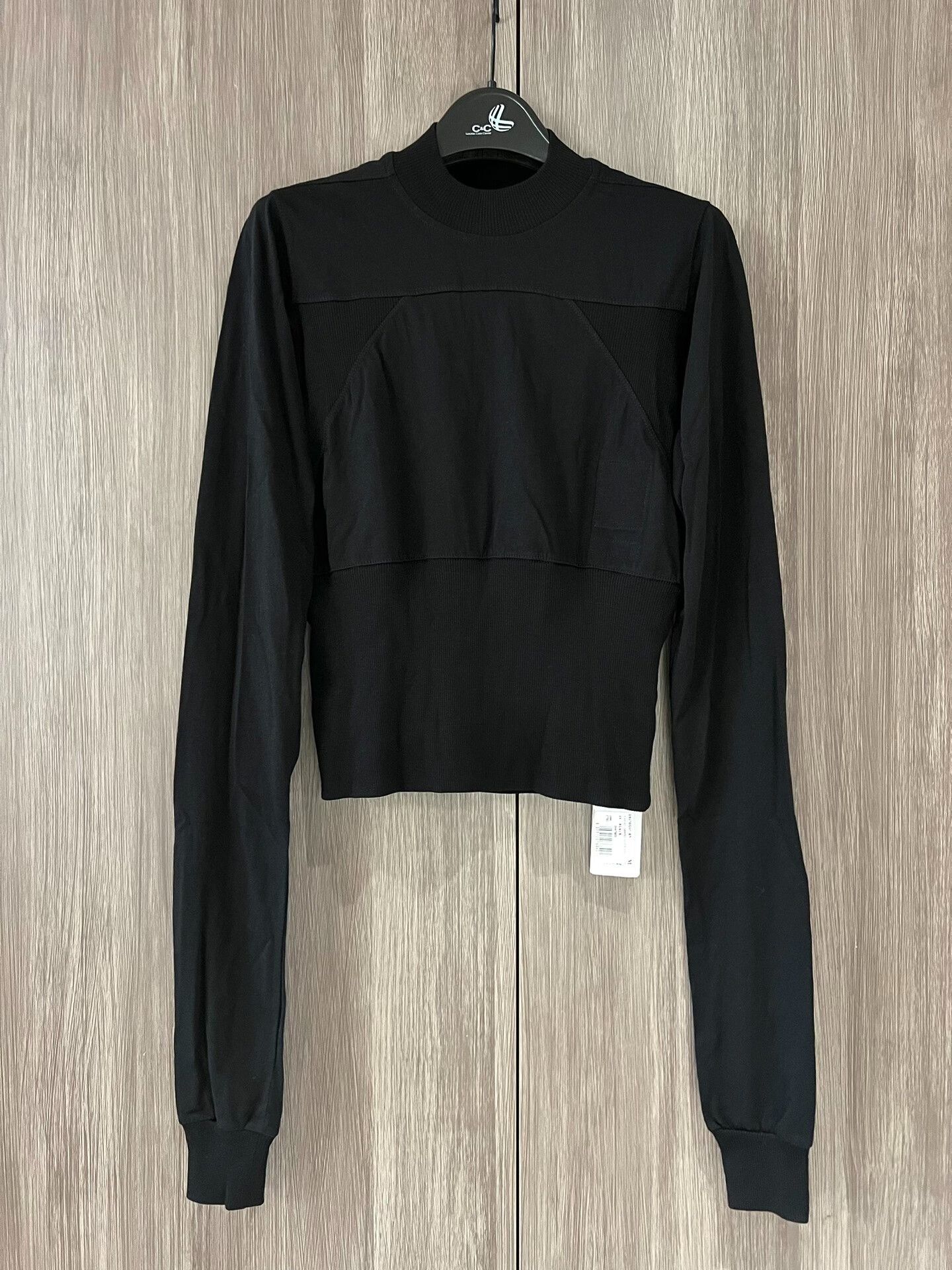 Rick Owens Drkshdw Rick Owens Long Sleeve Black T-shirt Size US M / EU 48-50 / 2 - 1 Thumbnail
