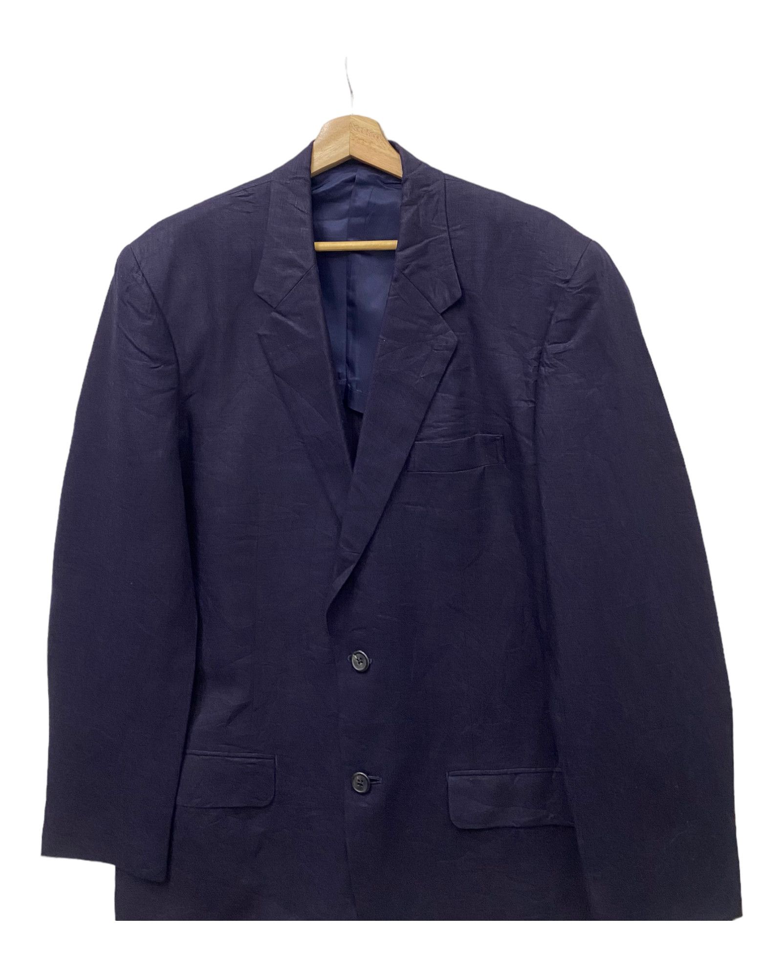 Y's × Y's for Men × Yohji Yamamoto 🔥Ys For Men L.Q Rare Color Dark Purple Blazer Coat Size US M / EU 48-50 / 2 - 9 Thumbnail