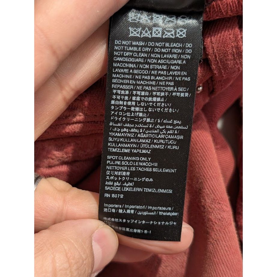 Amiri o1rshd1 Bandana Jacquard Pant in Sun Dried Tomato Size US 32 / EU 48 - 20 Thumbnail