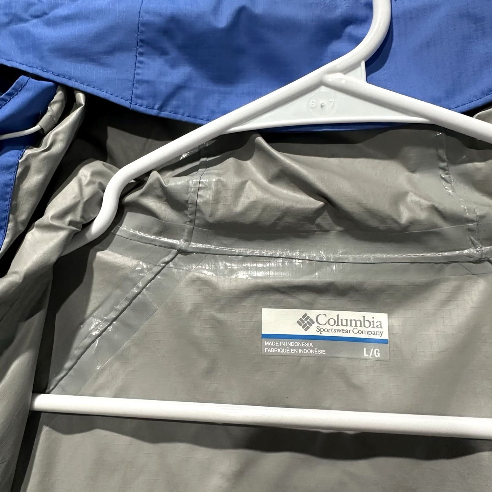 Vintage Columbia Jacket Womens L Blue Omni-Tech Waterproof Ski Light­weight Rain Coat Long Sleeve Solid XS? (Adjust) Size L / US 10 / IT 46 - 5 Thumbnail