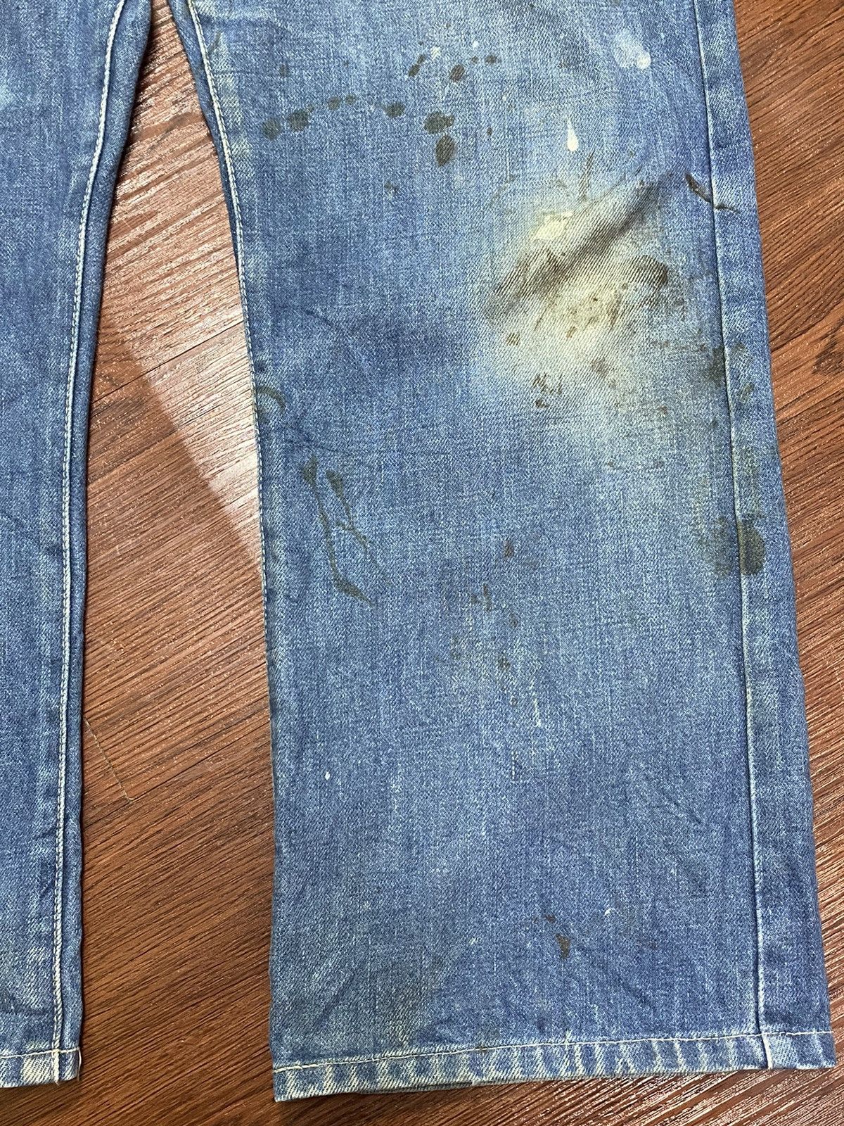 Japanese Brand Vintage Japanese Brands Checker Pocket Loose Jeans Size US 32 / EU 48 - 8 Thumbnail