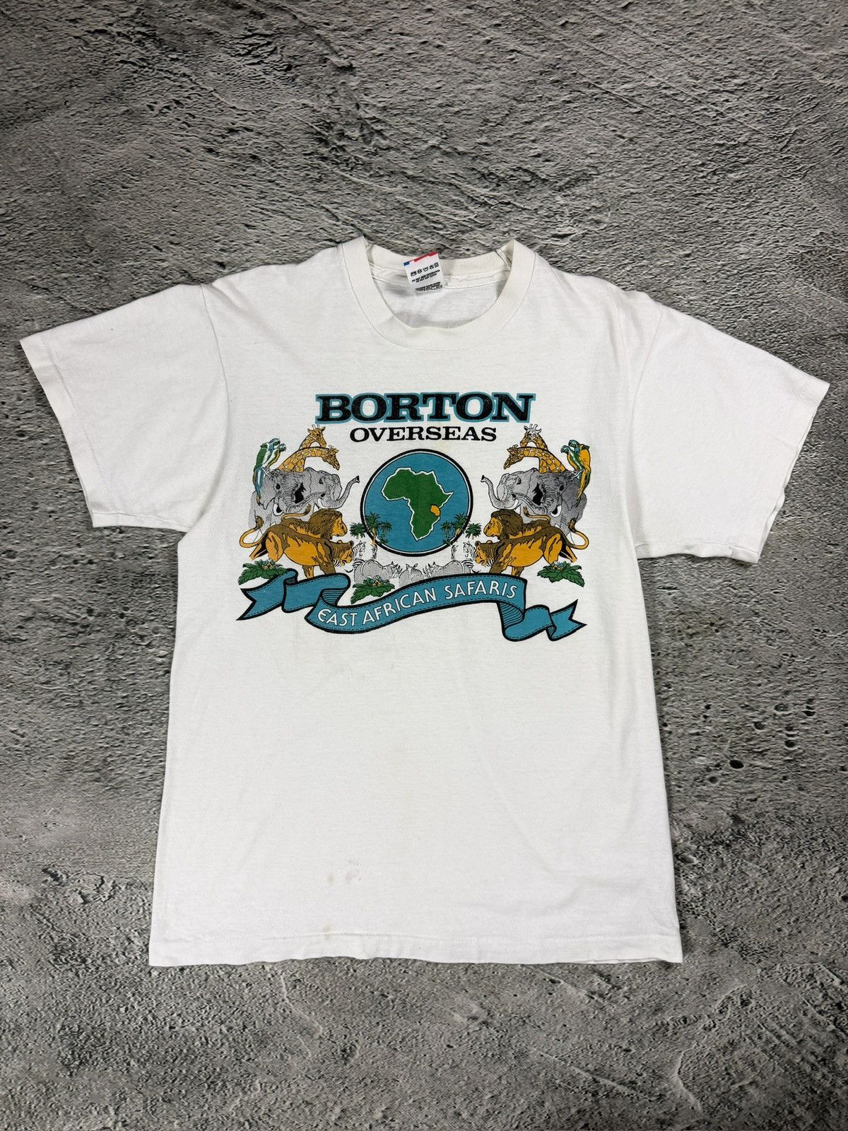 Fruit Of The Loom Fruit of the loom vintage T-shirt Made in USA African Borton Size US M / EU 48-50 / 2 - 1 Thumbnail