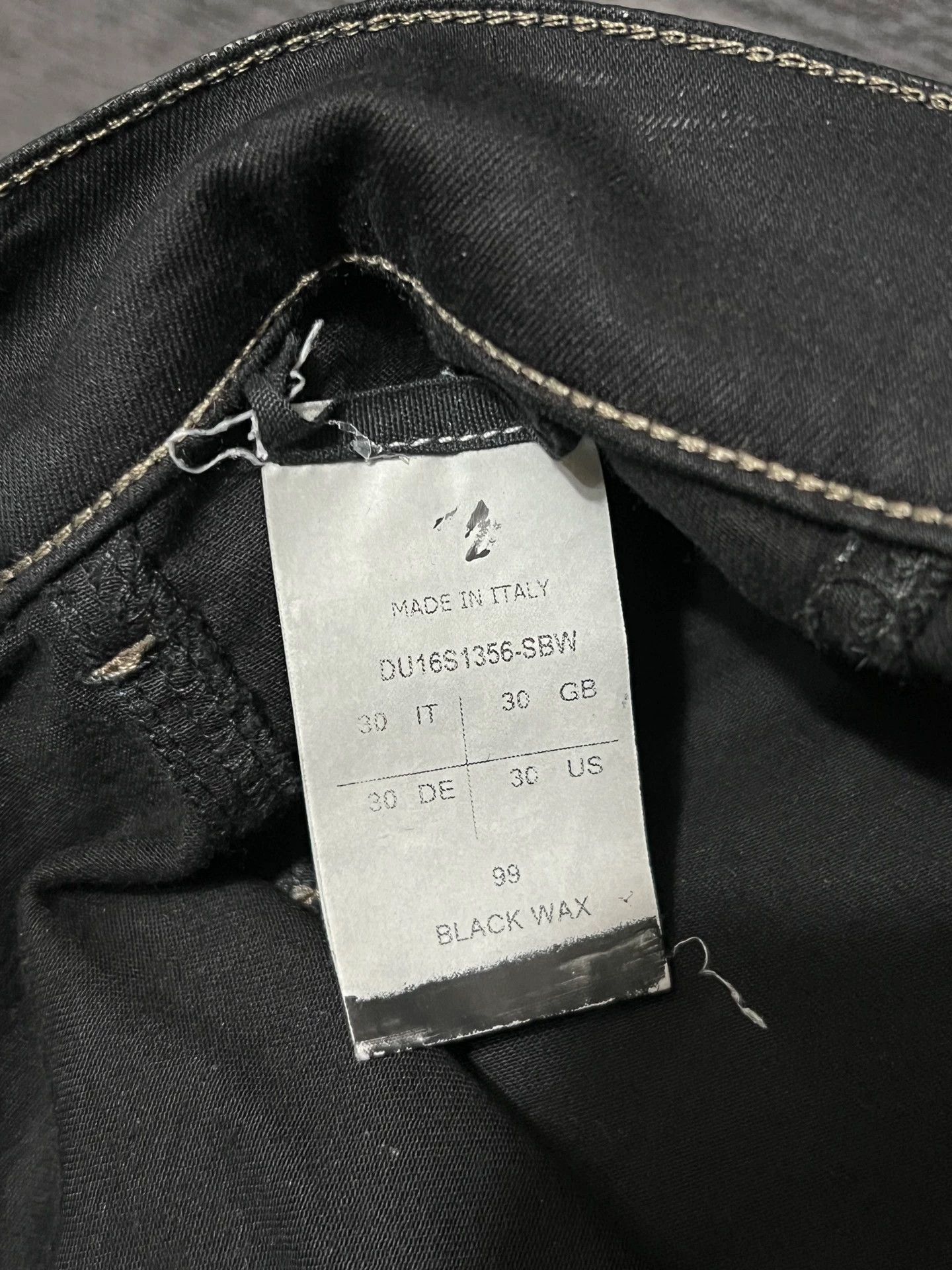 Rick Owens Rick Owens 16ss SBW Waxed Moto Jeans 30 Italy Size US 30 / EU 46 - 7 Thumbnail