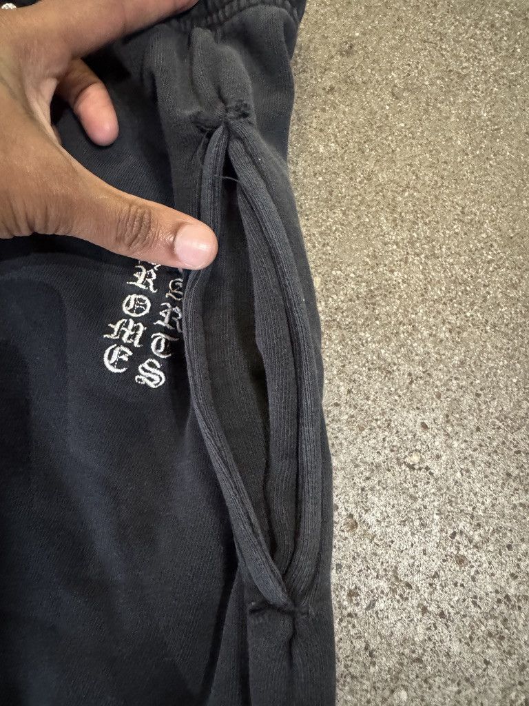 Chrome Hearts ch vintage embroidered sweatpants Size US 32 / EU 48 - 6 Thumbnail