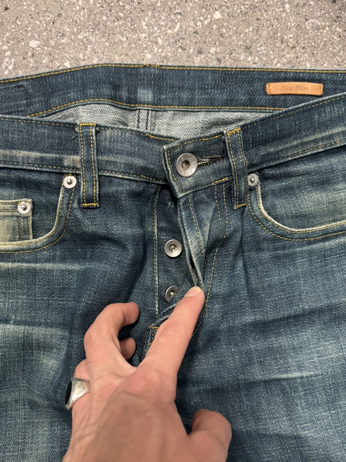 Albam Selvage Denim, made in UK from Japanese Fabrics Size US 31 - 2 Thumbnail