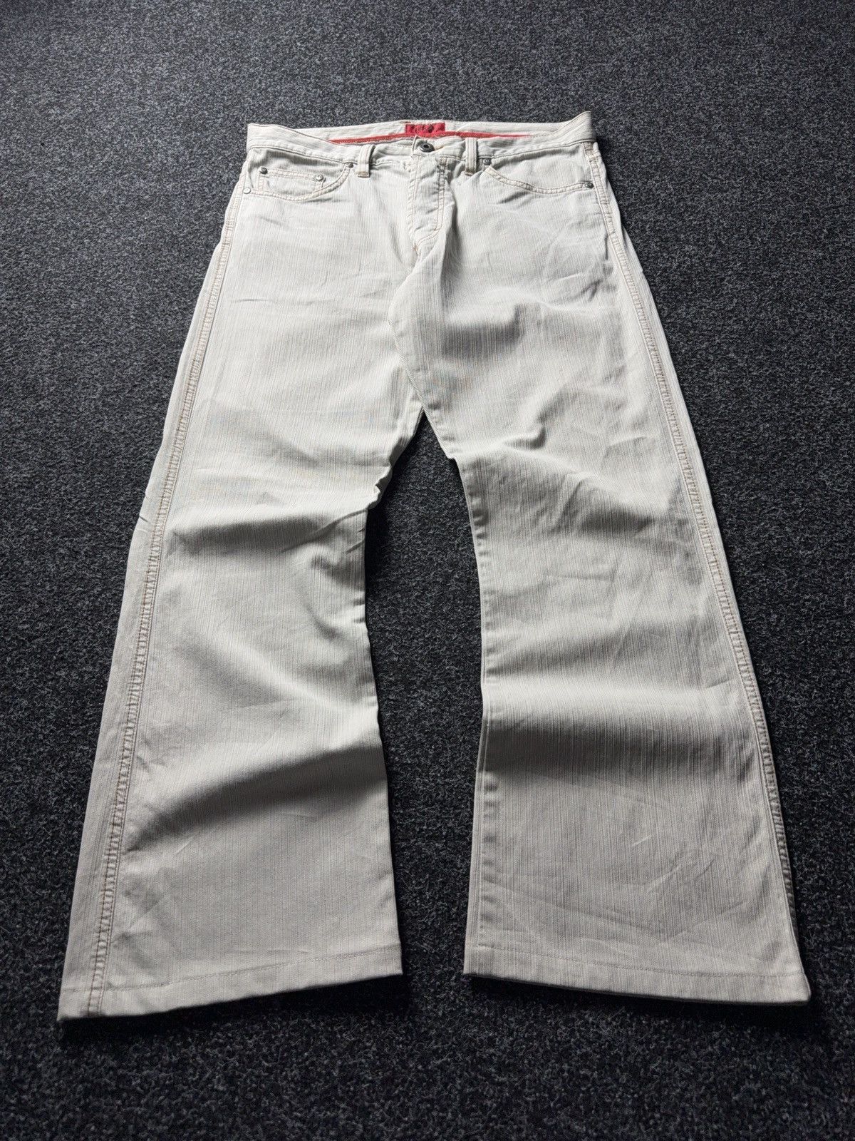 Hugo Boss Luxury 90s Retro Y2K Vintage HUGO BOSS Ivory Jeans Straight Size US 34 / EU 50 - 1 Thumbnail