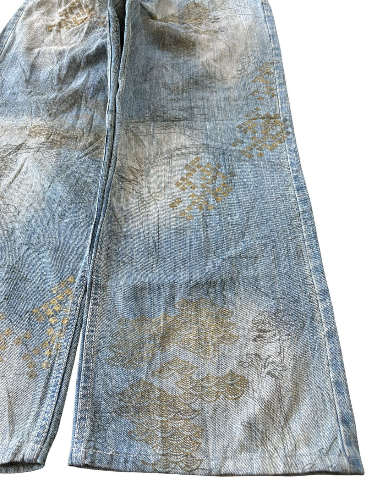 JNCO Vintage Japanese Brand Karakuri Baggy Jeans Size US 36 / EU 52 - 6 Thumbnail