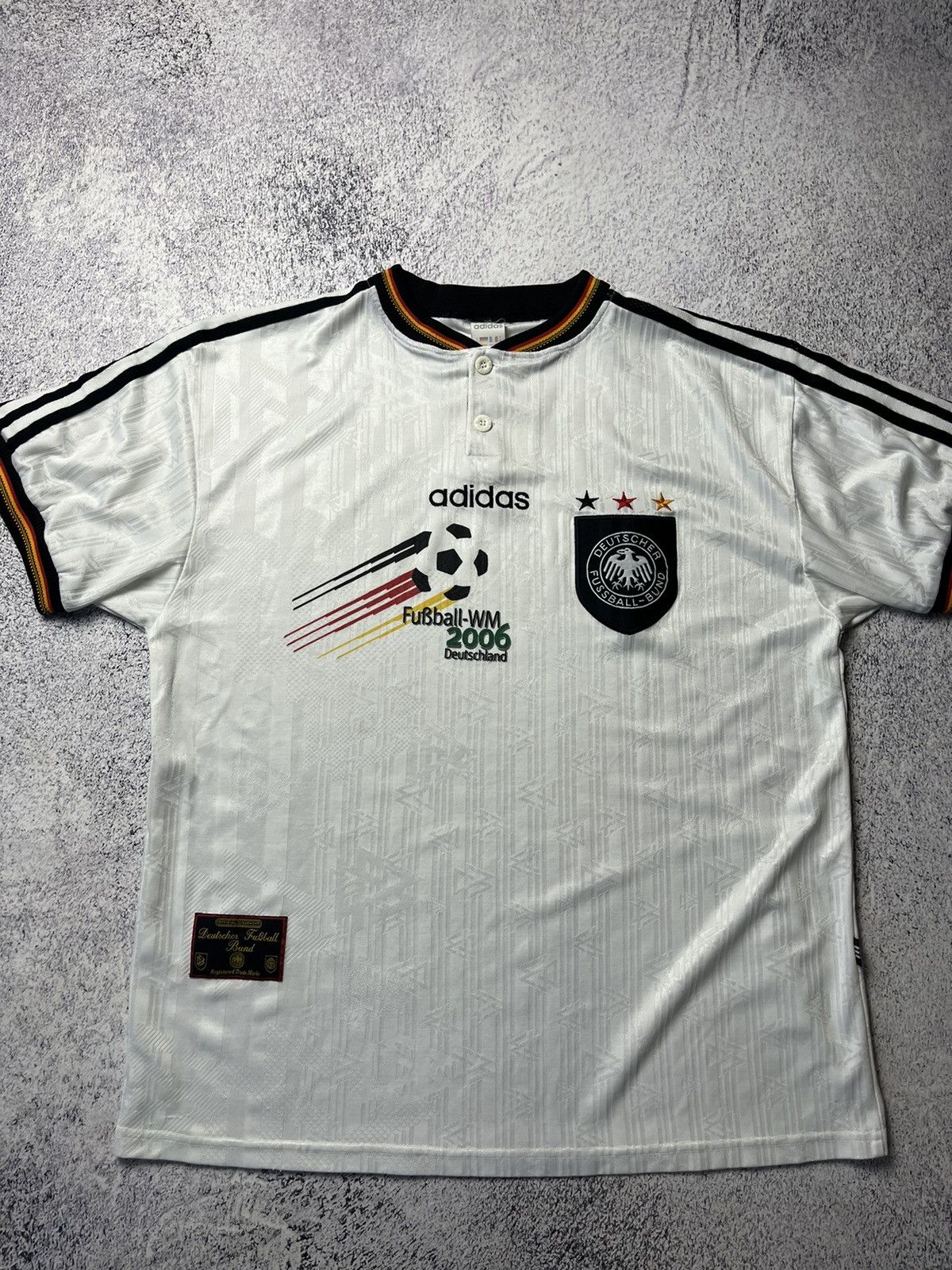 Adidas × Vintage VINTAGE GERMANY 2006 ADIDAS HOME FOOTBALL SHIRT Size US XL / EU 56 / 4 - 3 Thumbnail