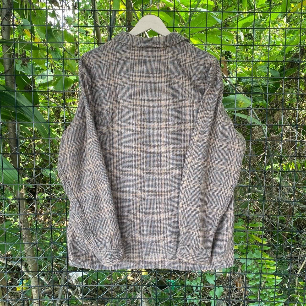 Global Work × Japanese Brand Vintage Global Work Checkered Button Up Jacket Size US L / EU 52-54 / 3 - 7 Thumbnail