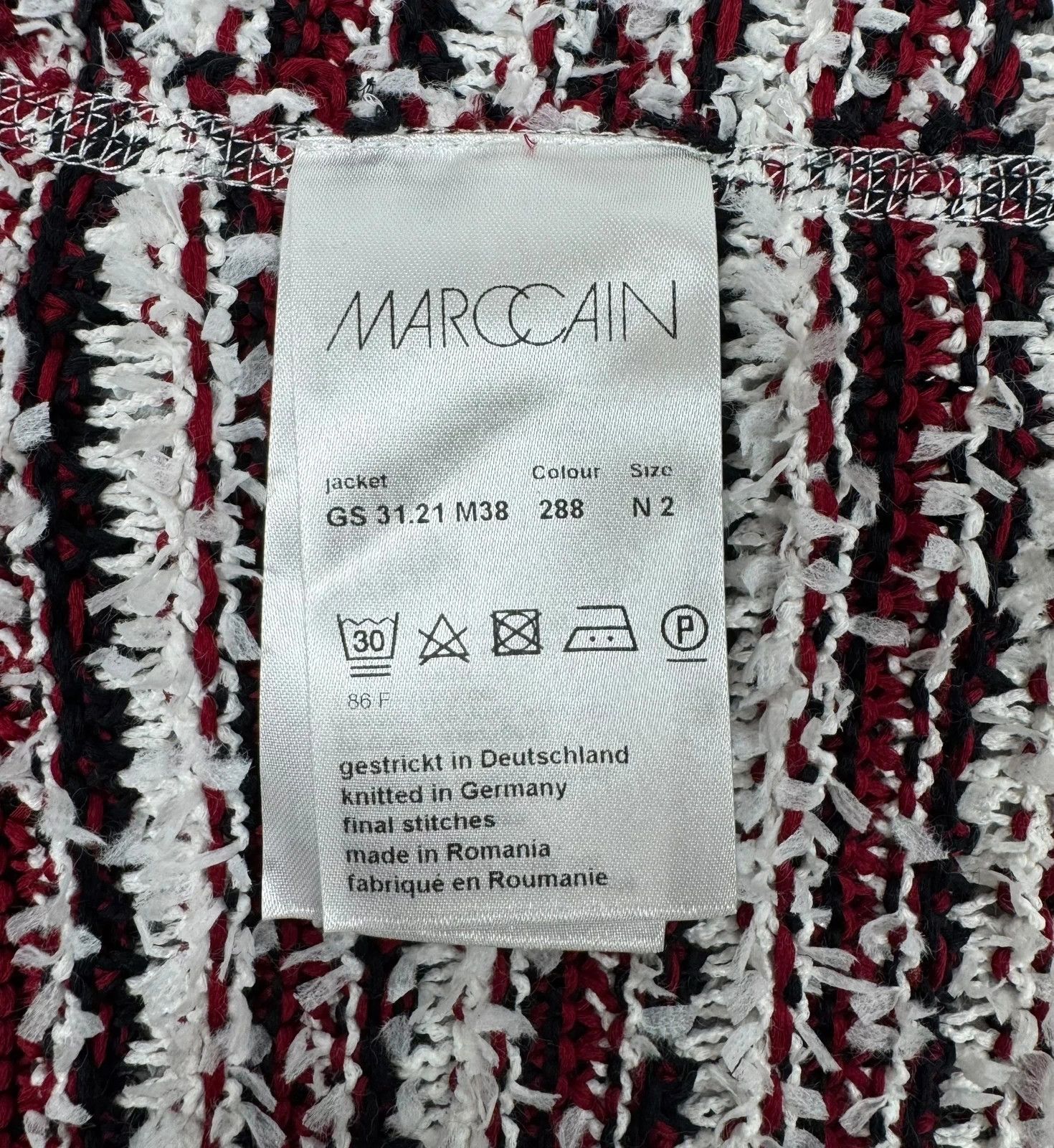 Other Marc Cain Knit Jacket Button Up Fringed Cotton size 2 Size S / US 4 / IT 40 - 13 Thumbnail