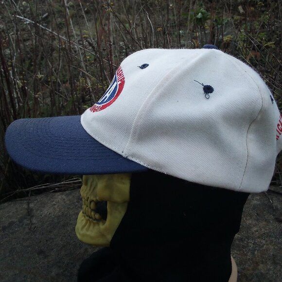 Vintage Vintage NHRA Championship Drag Racing Two Tone Snap Back Hat Size ONE SIZE - 2 Thumbnail