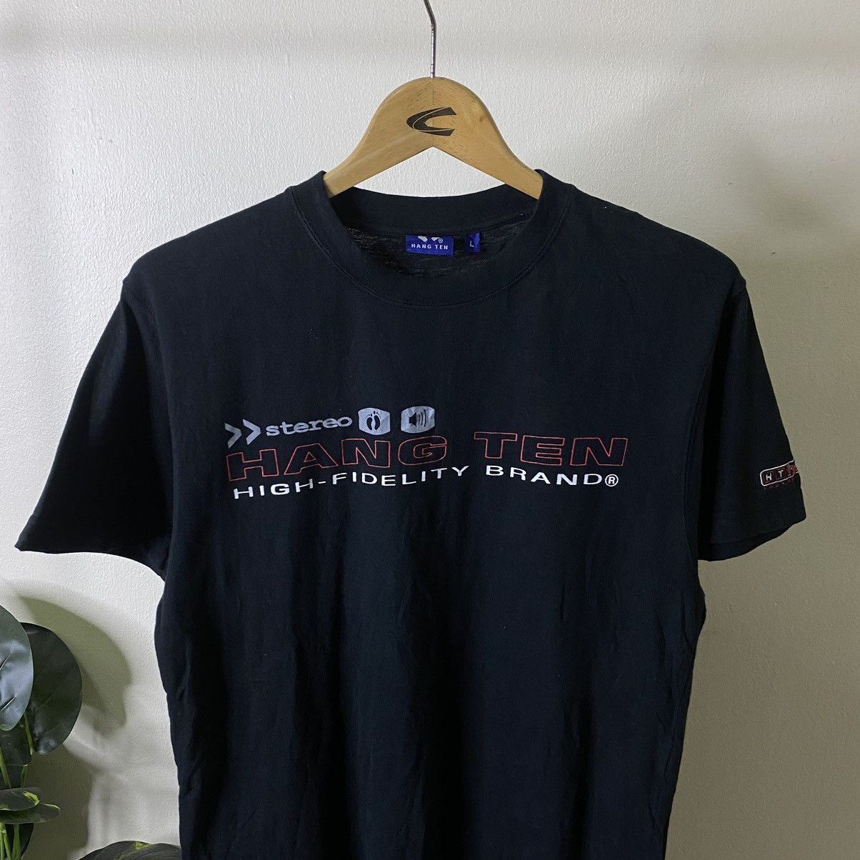 Hang Ten Vintage 2000s Hang Ten Stereo Surf Style Tee Size US M / EU 48-50 / 2 - 2 Thumbnail
