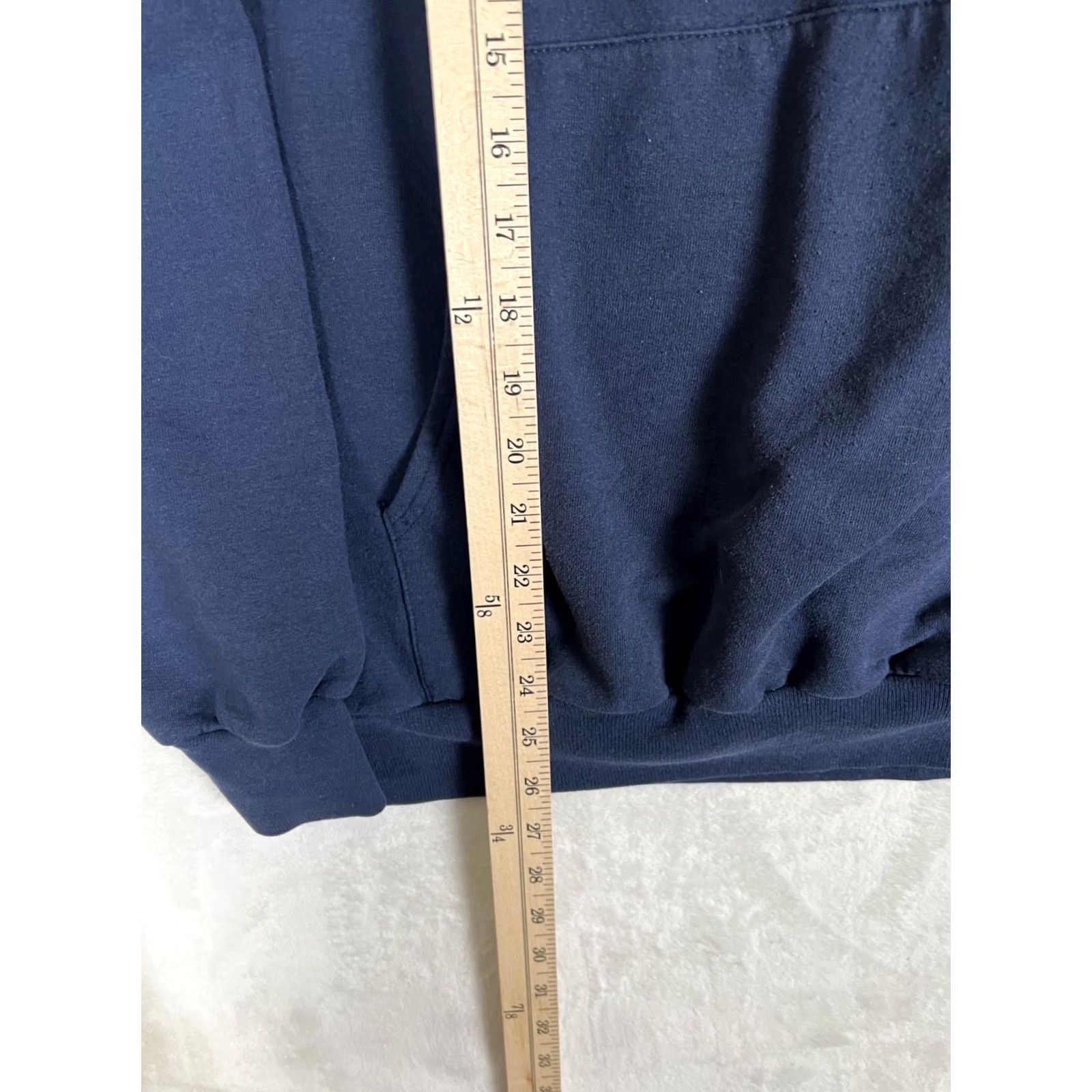 Disney VINTAGE Disney Mickey Mouse Hoodie Sweatshirt 2XL Blue Men Pullover Hooded Graphic Print Retro 90s Cartoon Classic Size US XXL / EU 58 / 5 - 6 Thumbnail