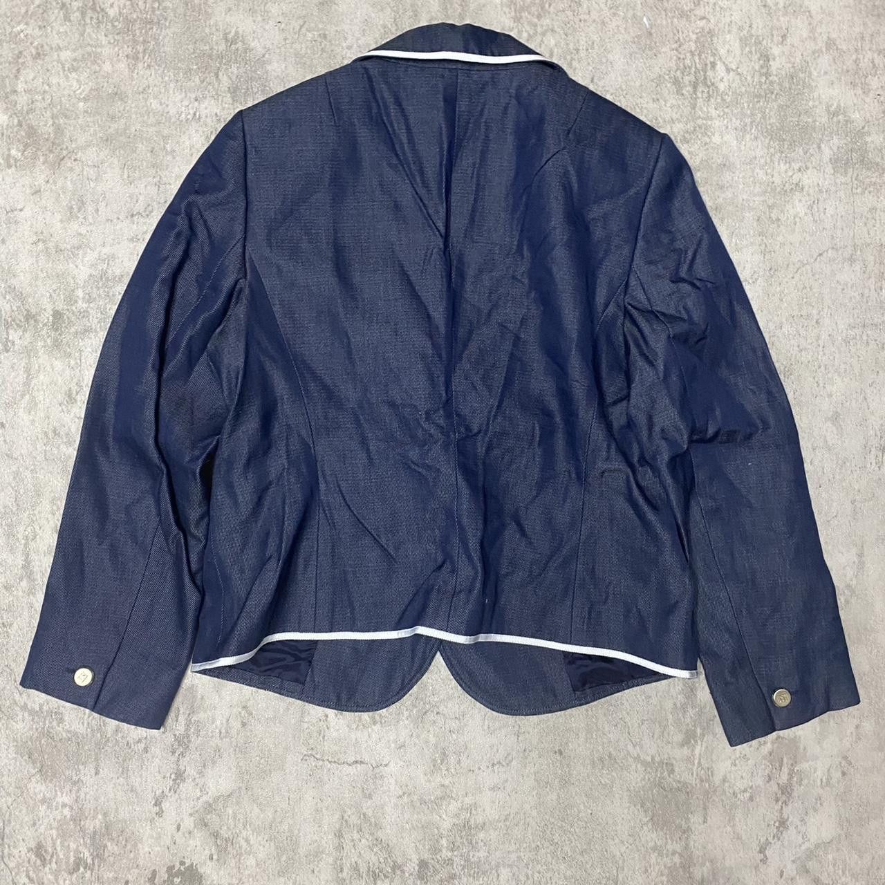 Other Navy blue blazer with white trim, fully lined Size L / US 10 / IT 46 - 5 Thumbnail
