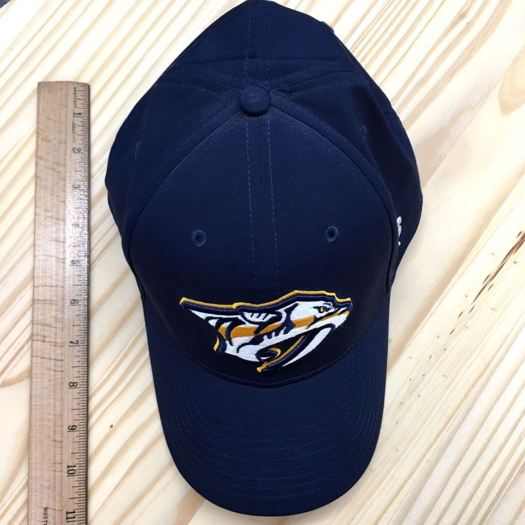 Vintage Nashville Predators Fanatics NHL Baseball Cap Unisex Blue M-L Fitted Embroidered Size ONE SIZE - 4 Thumbnail
