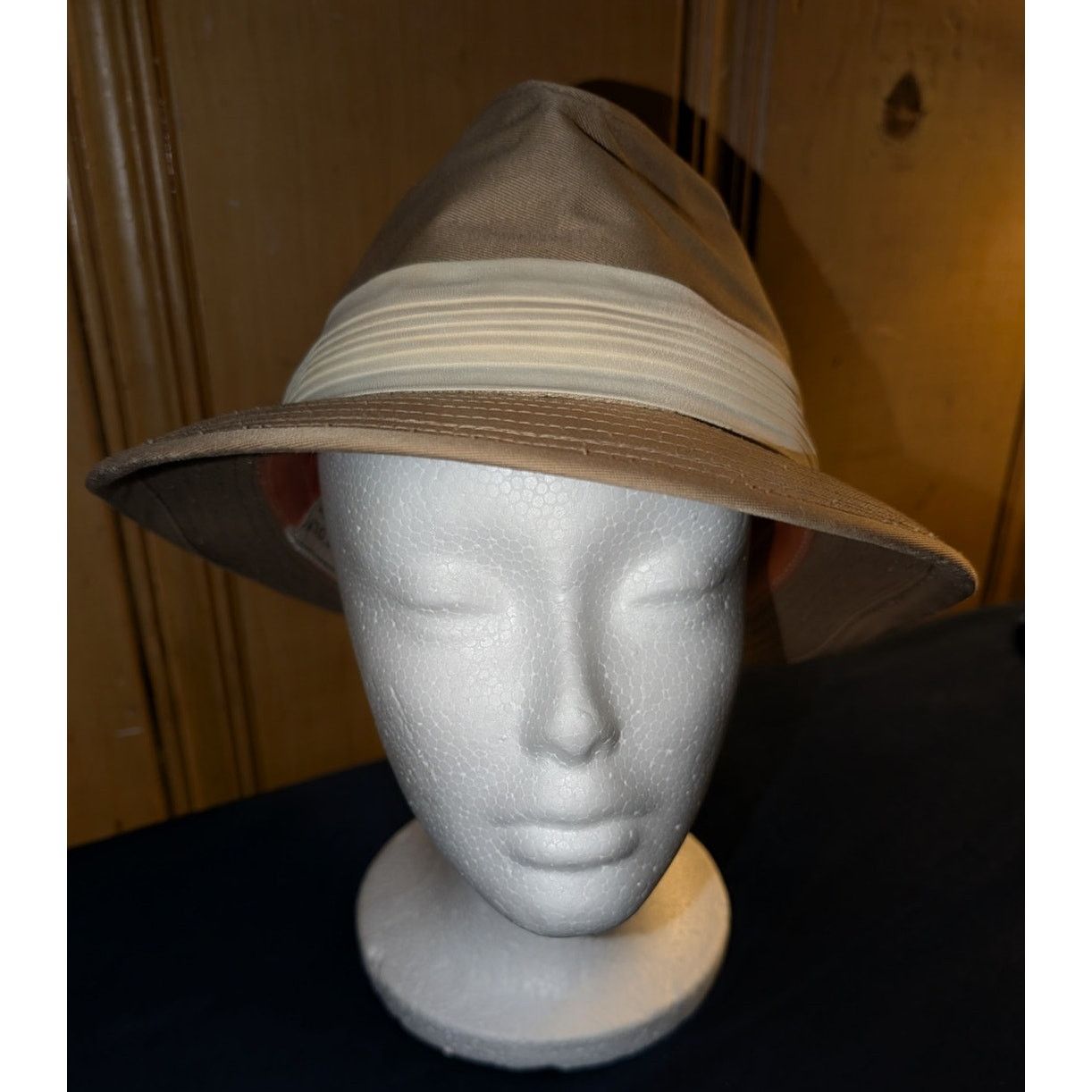 Kangol Men's Vintage Kangol Canvas Fedora Hat Made in USA Large Size ONE SIZE - 1 Thumbnail