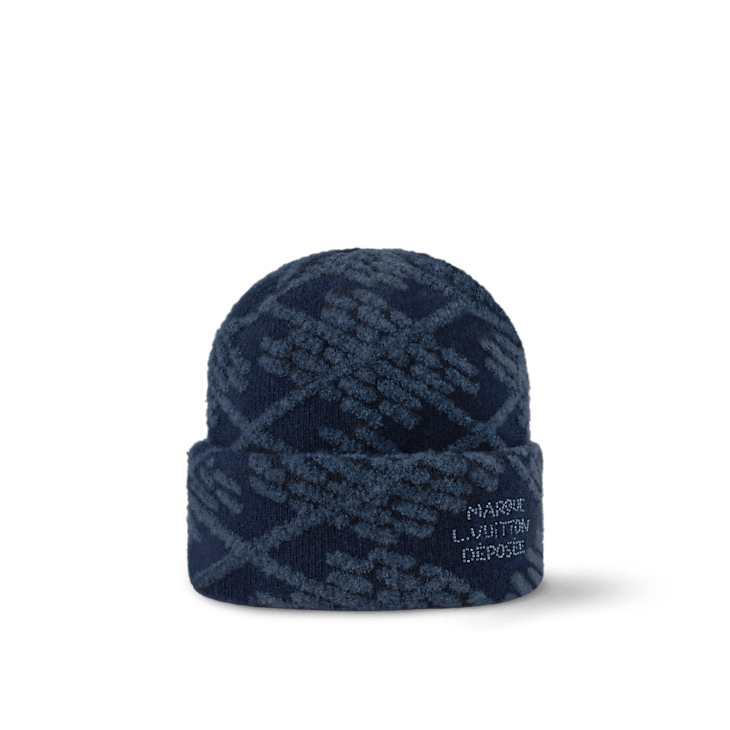 Louis Vuitton LV Crush Damier Argyle Beanie Size ONE SIZE - 5 Thumbnail