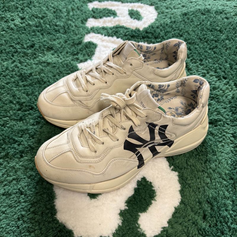 Gucci Rhyton Sports Print Low-Top Sneakers 0079