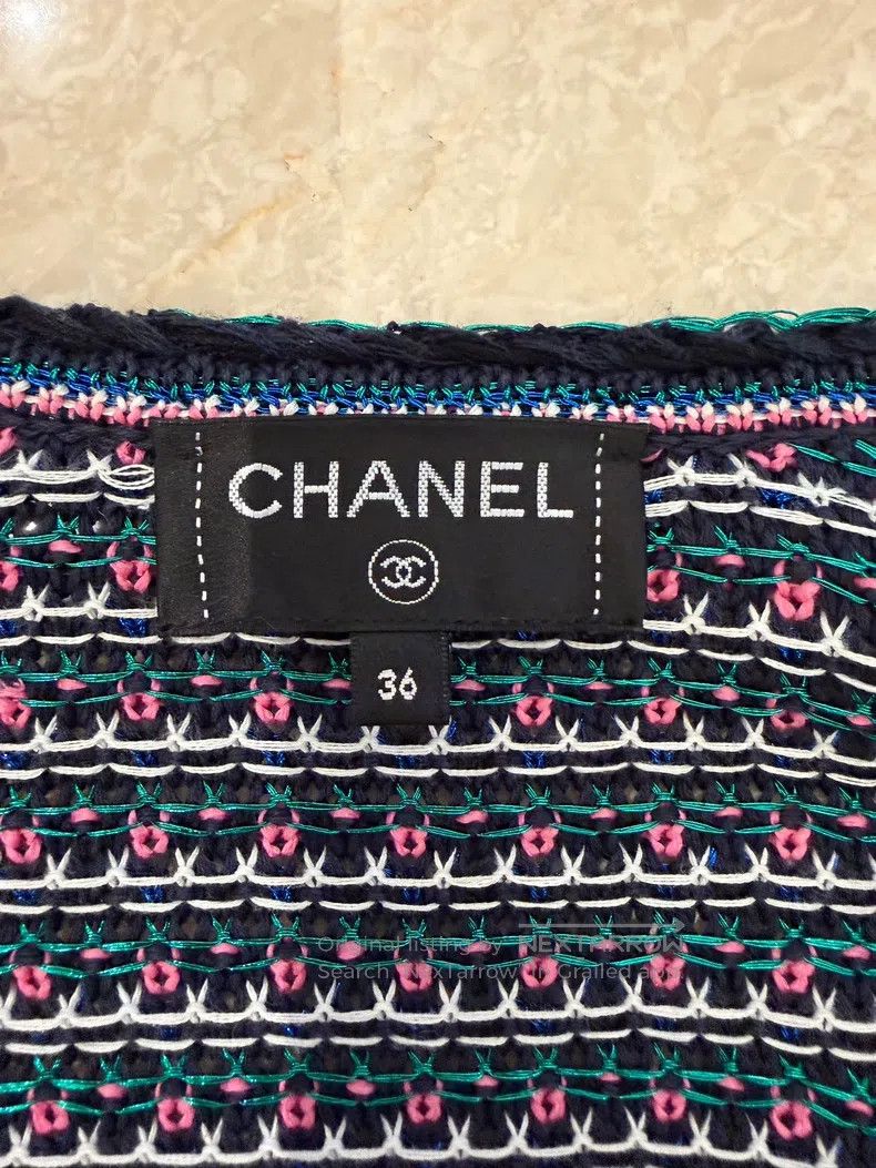 Chanel Chanel Data centre knitting cardigan coat Size XS / US 0-2 / IT 36-38 - 3 Thumbnail