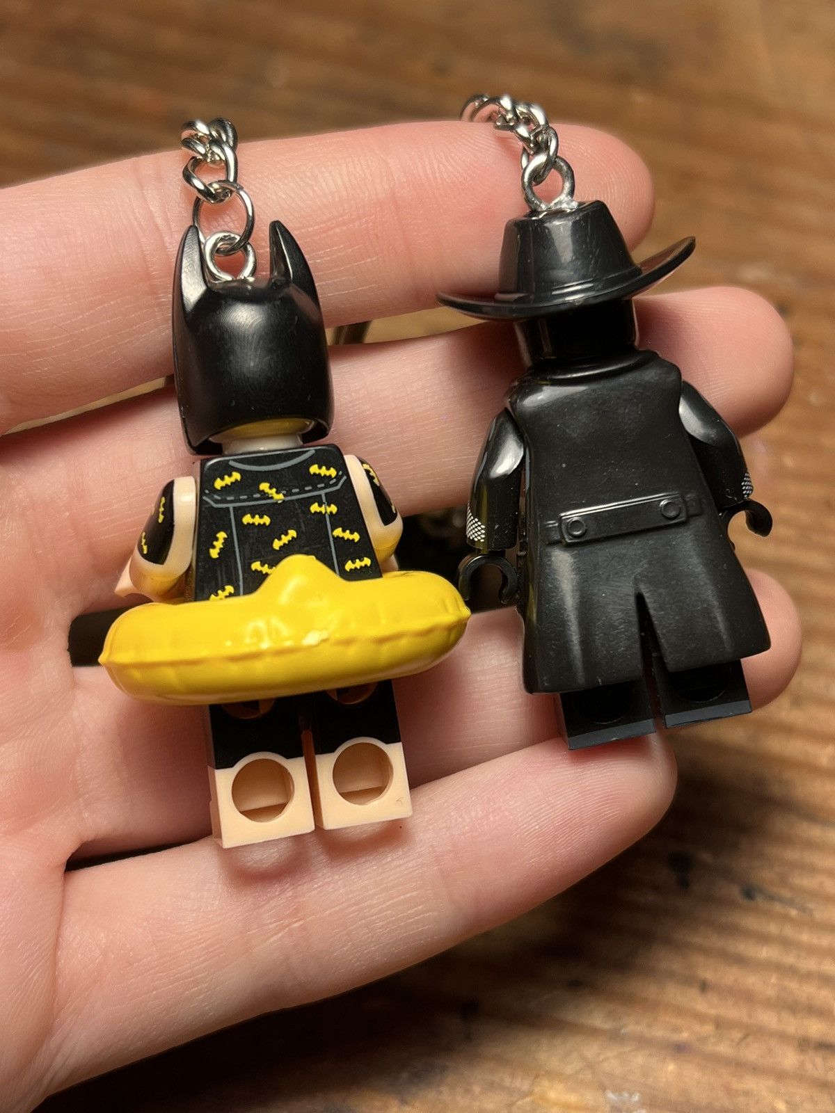 Anime × DC Comics × Marvel Comics Batman Spider Man Noir minifigure keychain keyring Size ONE SIZE - 7 Thumbnail